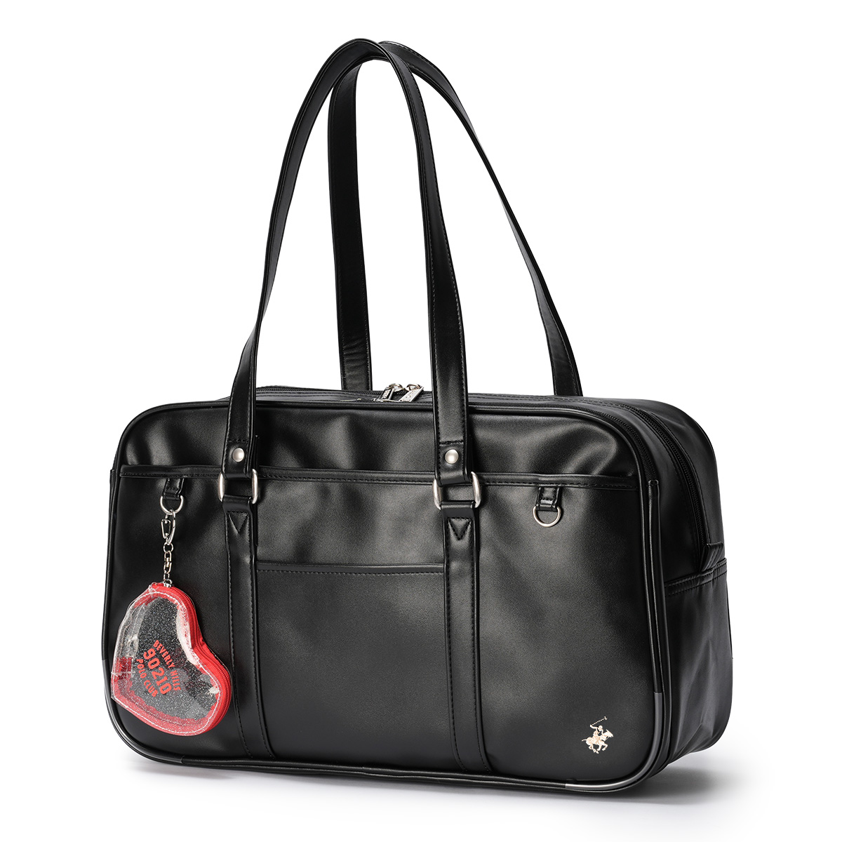 最大51% 1/13限定 ビバリーヒルズ ポロクラブ スクールバッグ スクバ 合皮 女子 女子高生 高校生 通学 学生鞄 黒 茶色 カバン BEVERLY HILLS POLO CLUB BP003 | BEVERLY HILLS POLO CLUB | 03