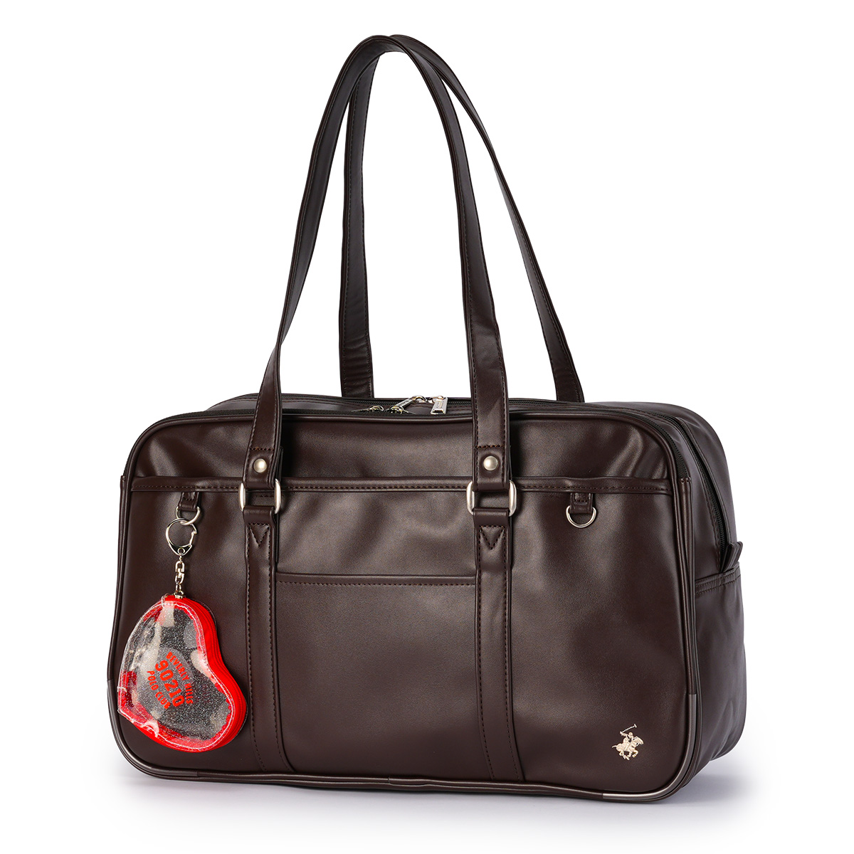 最大51% 1/13限定 ビバリーヒルズ ポロクラブ スクールバッグ スクバ 合皮 女子 女子高生 高校生 通学 学生鞄 黒 茶色 カバン BEVERLY HILLS POLO CLUB BP003 | BEVERLY HILLS POLO CLUB | 04