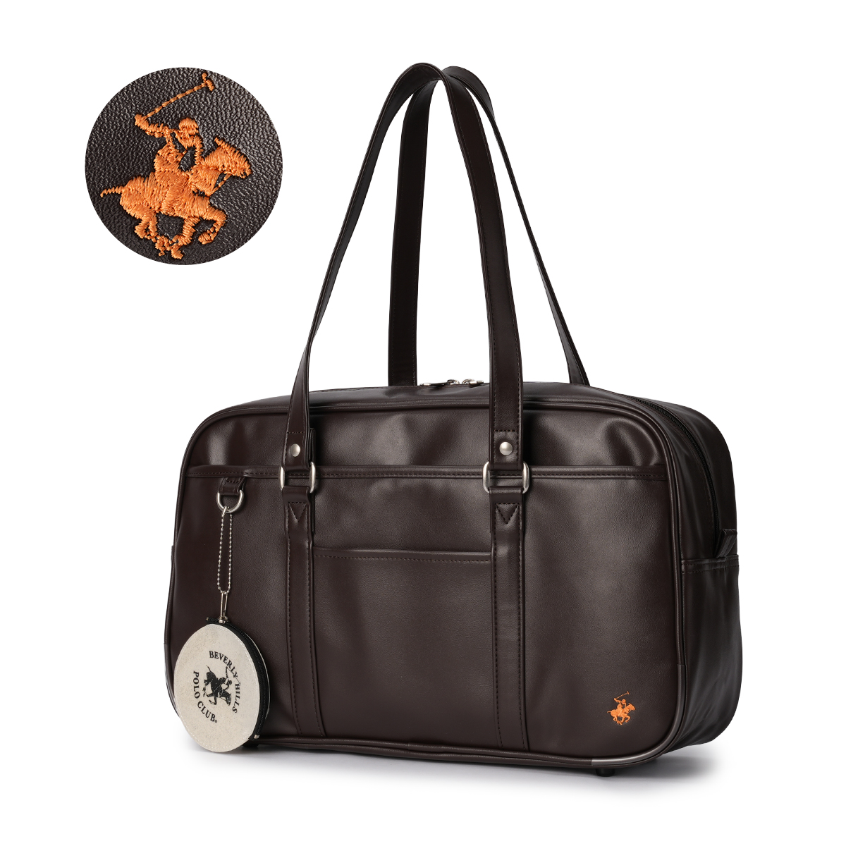 最大41% 3/25限定 ビバリーヒルズポロクラブ スクールバッグ スクバ 合皮 女子 女子高生 高校生 中学生 通学 学生鞄 黒 茶色 ブラック ブラウン かわいい BP002 | BEVERLY HILLS POLO CLUB | 09