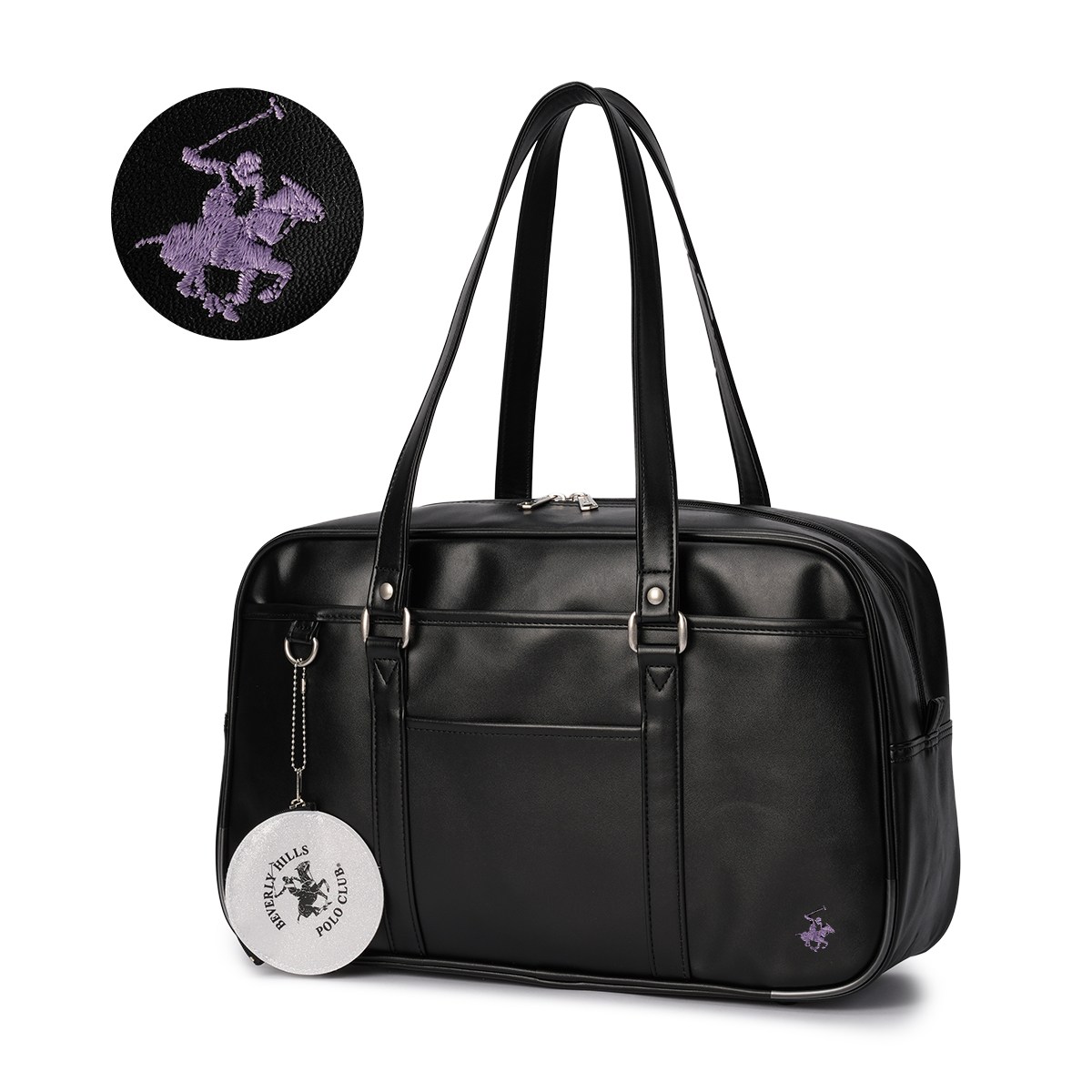 最大41% 3/25限定 ビバリーヒルズポロクラブ スクールバッグ スクバ 合皮 女子 女子高生 高校生 中学生 通学 学生鞄 黒 茶色 ブラック ブラウン かわいい BP002 | BEVERLY HILLS POLO CLUB | 06