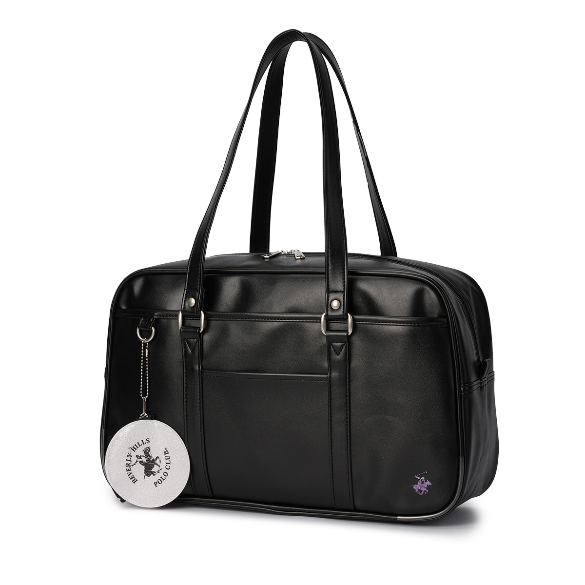 最大42% 1/18限定 2026モデル ビバリーヒルズポロクラブ スクールバッグ スクバ 合皮 女子 女子高生 高校生 中学生 通学 黒 茶 ブラウン かわいい bps002 | BEVERLY HILLS POLO CLUB | 02