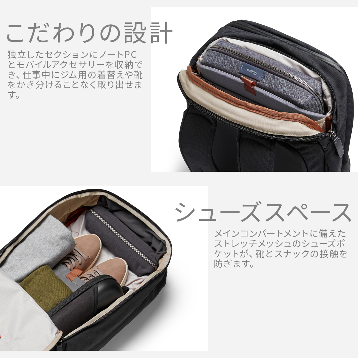 正規取扱店】ベルロイ トランジットワークパック ビジネスリュック 20L B4 Bellroy Transit Workpack BTWA