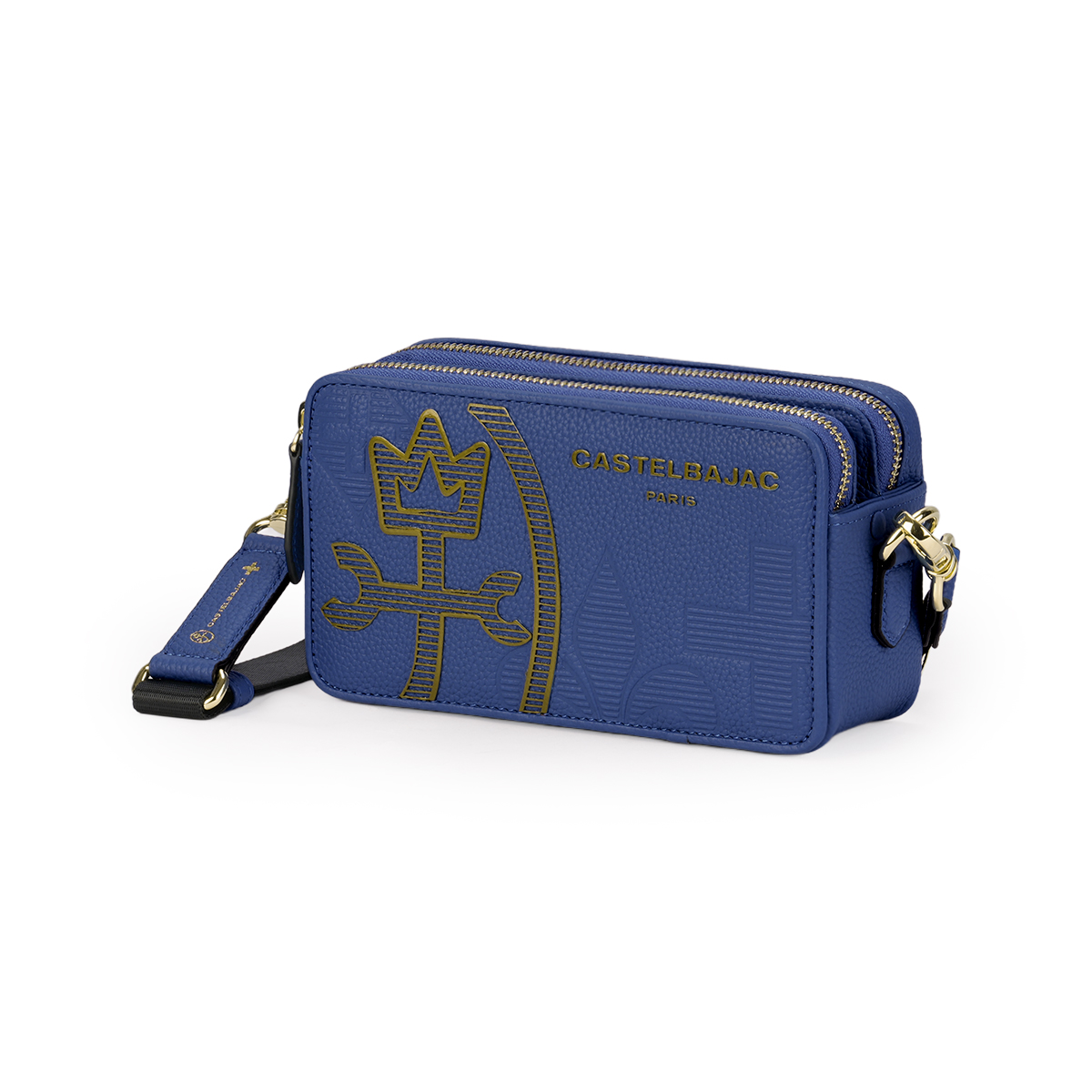 カステルバジャック ショルダーバッグ メンズ ブランド レザー 本革 軽量 横型 小さめ 斜めがけ A6 ミニ カヌレ CASTELBAJAC CANNELE 035121 | CASTELBAJAC | 03