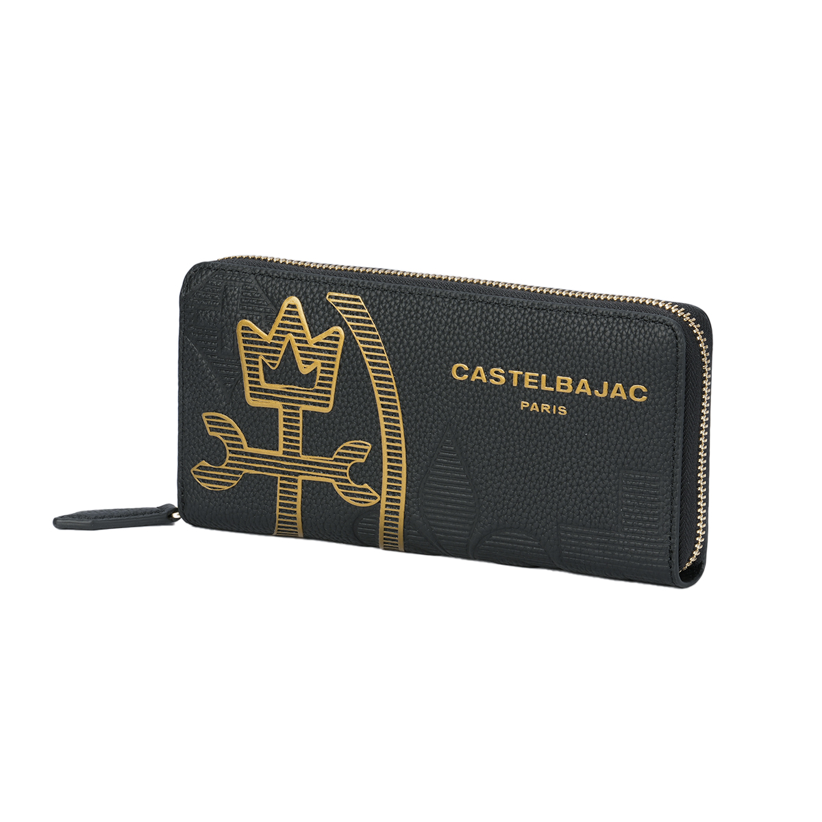 カステルバジャック カヌレ 長財布 メンズ ブランド レザー 本革 ラウンドファスナー CASTELBAJAC CANNELE 035625 | CASTELBAJAC | 01