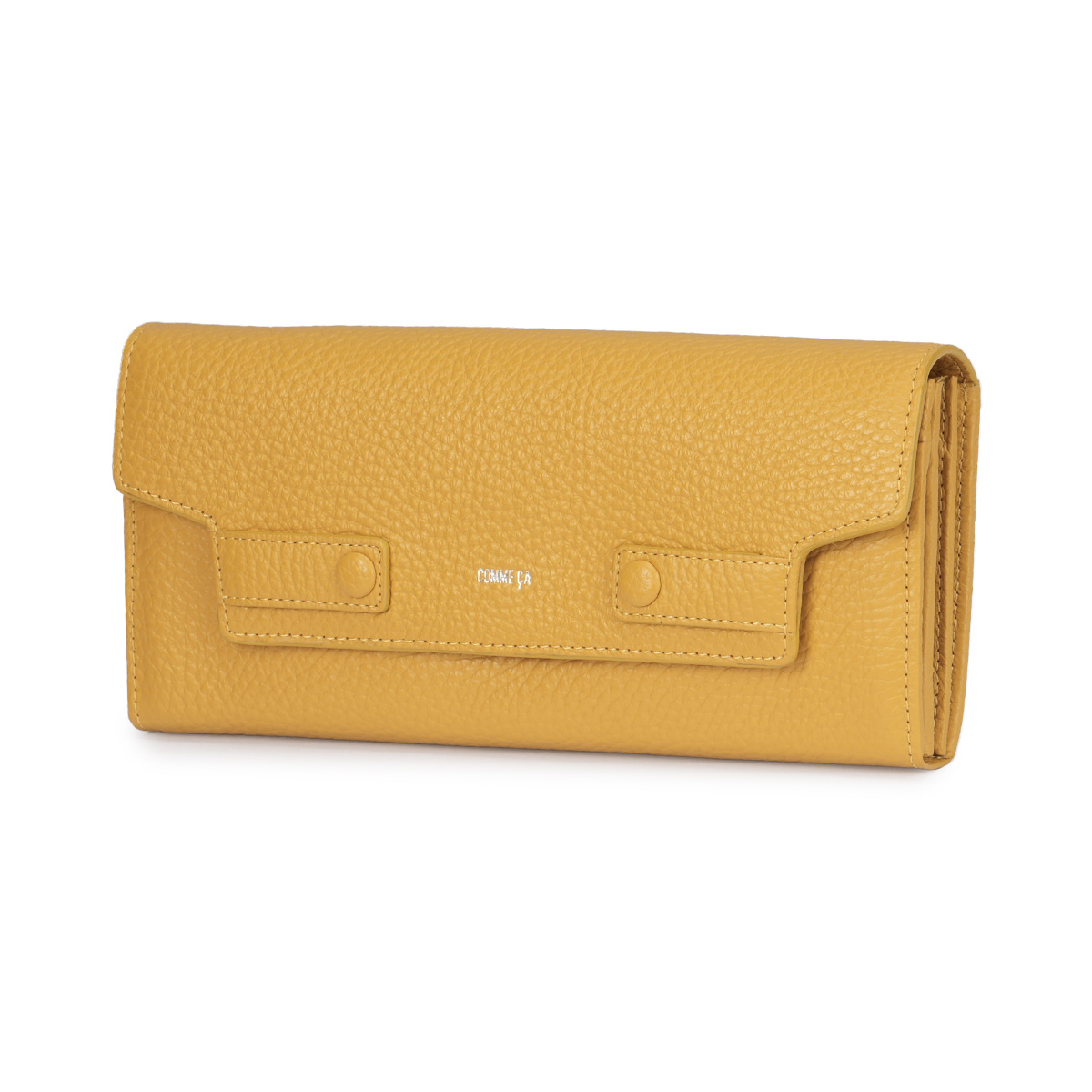 コムサ 長財布 レディース ブランド レザー 本革 大容量 大きめ 薄型 薄い財布 かぶせタイプ ロングウォレット ボンシック COMME CA 74685 | COMME CA | 03