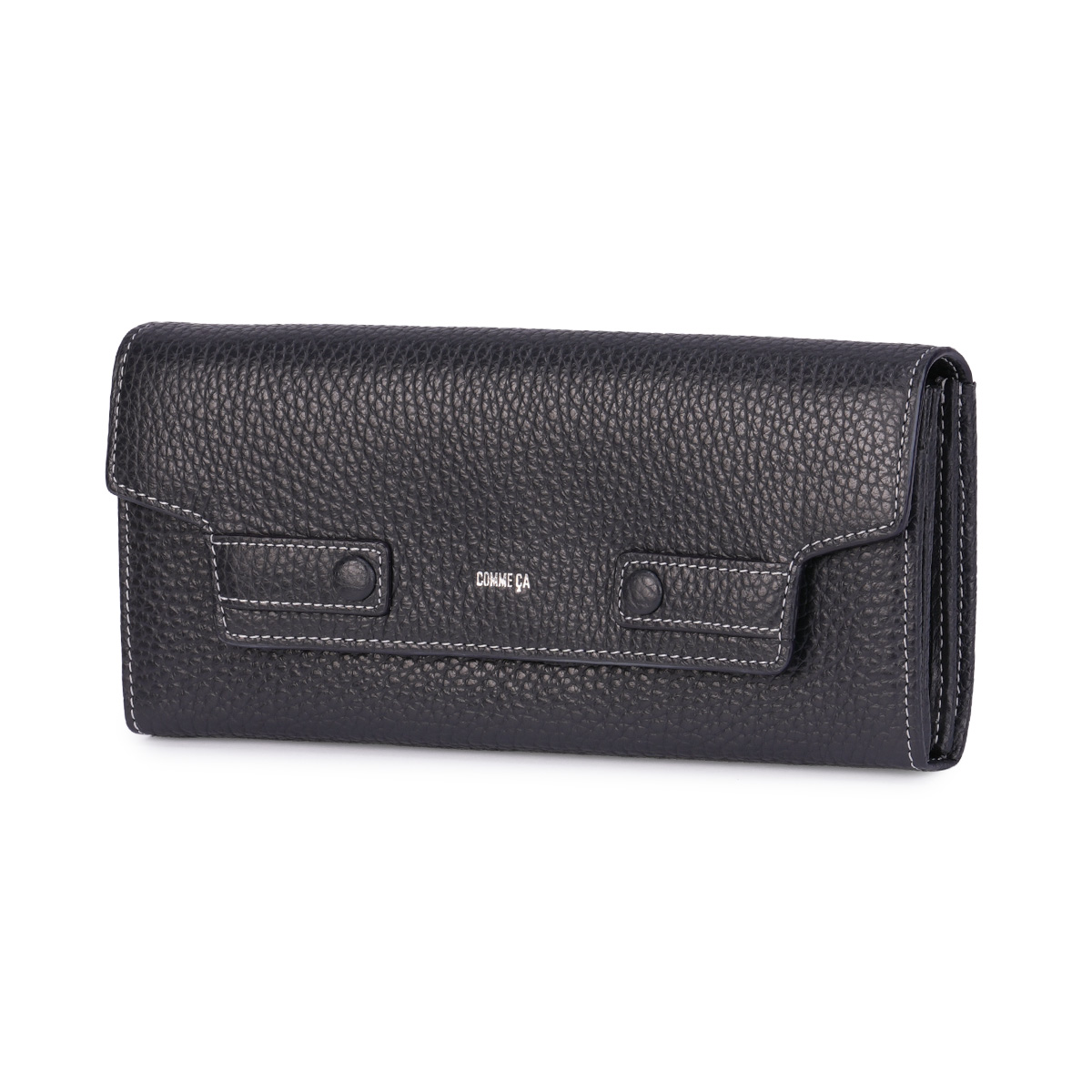 コムサ 長財布 レディース ブランド レザー 本革 大容量 大きめ 薄型 薄い財布 かぶせタイプ ロングウォレット ボンシック COMME CA 74685 | COMME CA | 05