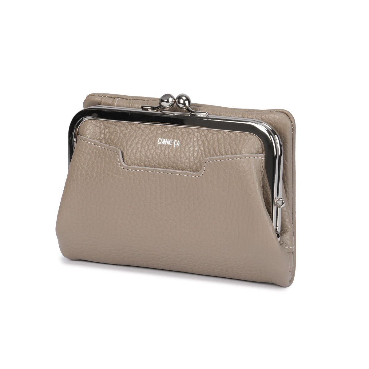 最大41% 1/5限定 コムサ 二つ折り財布 がま口財布 レディース ブランド レザー 本革 軽量 小銭入れあり ボンシック COMME CA 74760 | COMME CA | 01