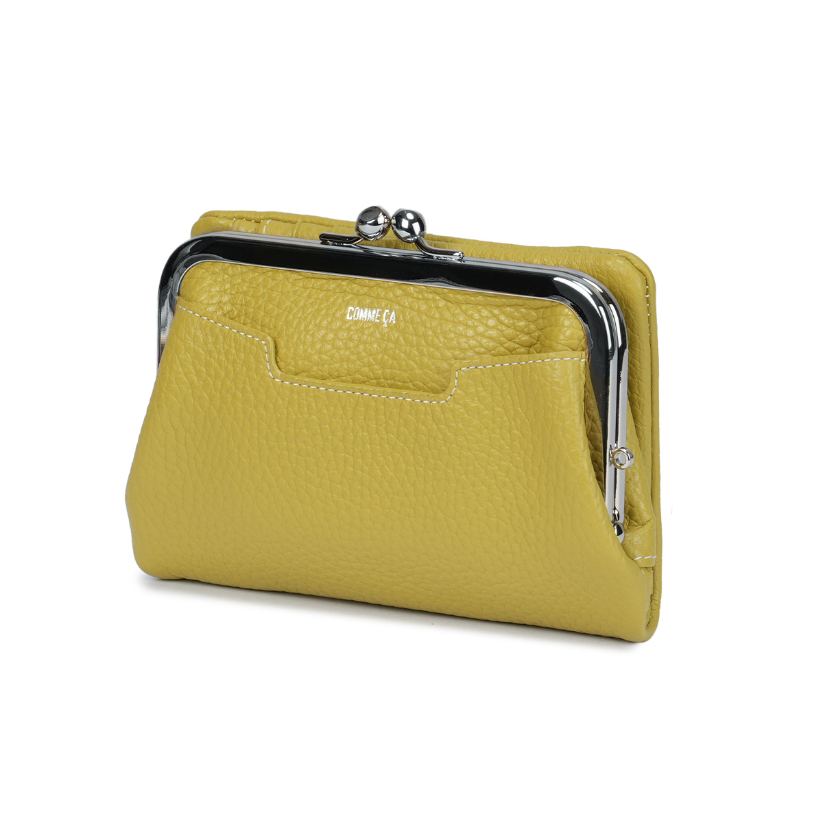 最大41% 1/5限定 コムサ 二つ折り財布 がま口財布 レディース ブランド レザー 本革 軽量 小銭入れあり ボンシック COMME CA 74760 | COMME CA | 04