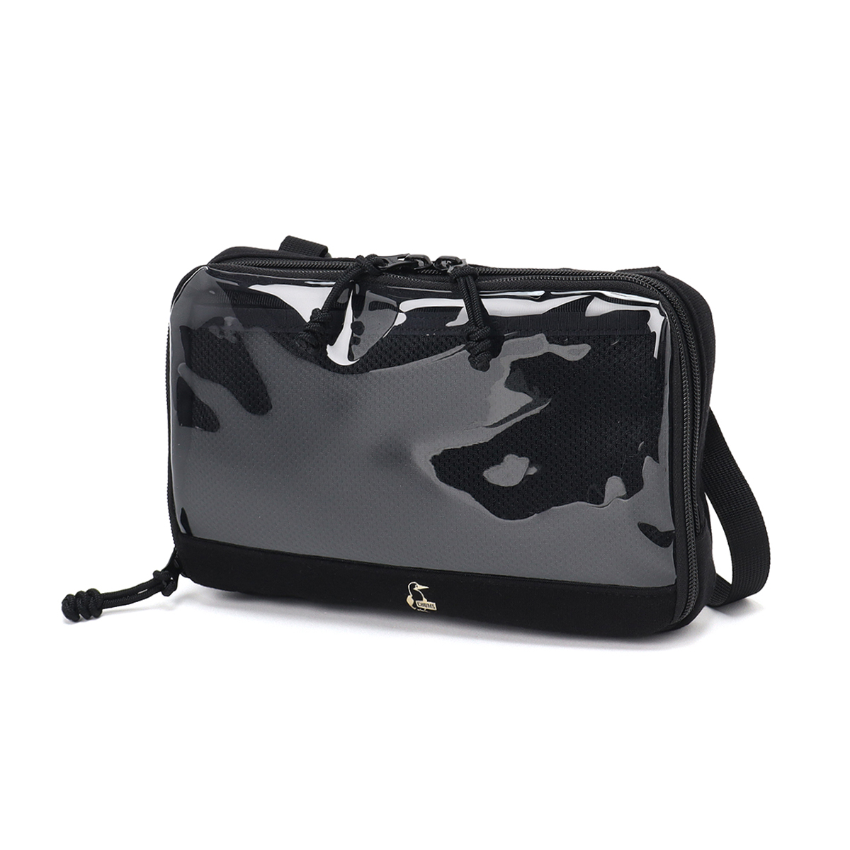 最大42% 12/28限定 チャムス ショルダーバッグ 推し活 痛バ 痛バッグ オタク オタ活 透明 ぬいぐるみ 2.5L CHUMS Clear Pocket Shoulder Bag Sweat CH60-3892 | CHUMS | 01