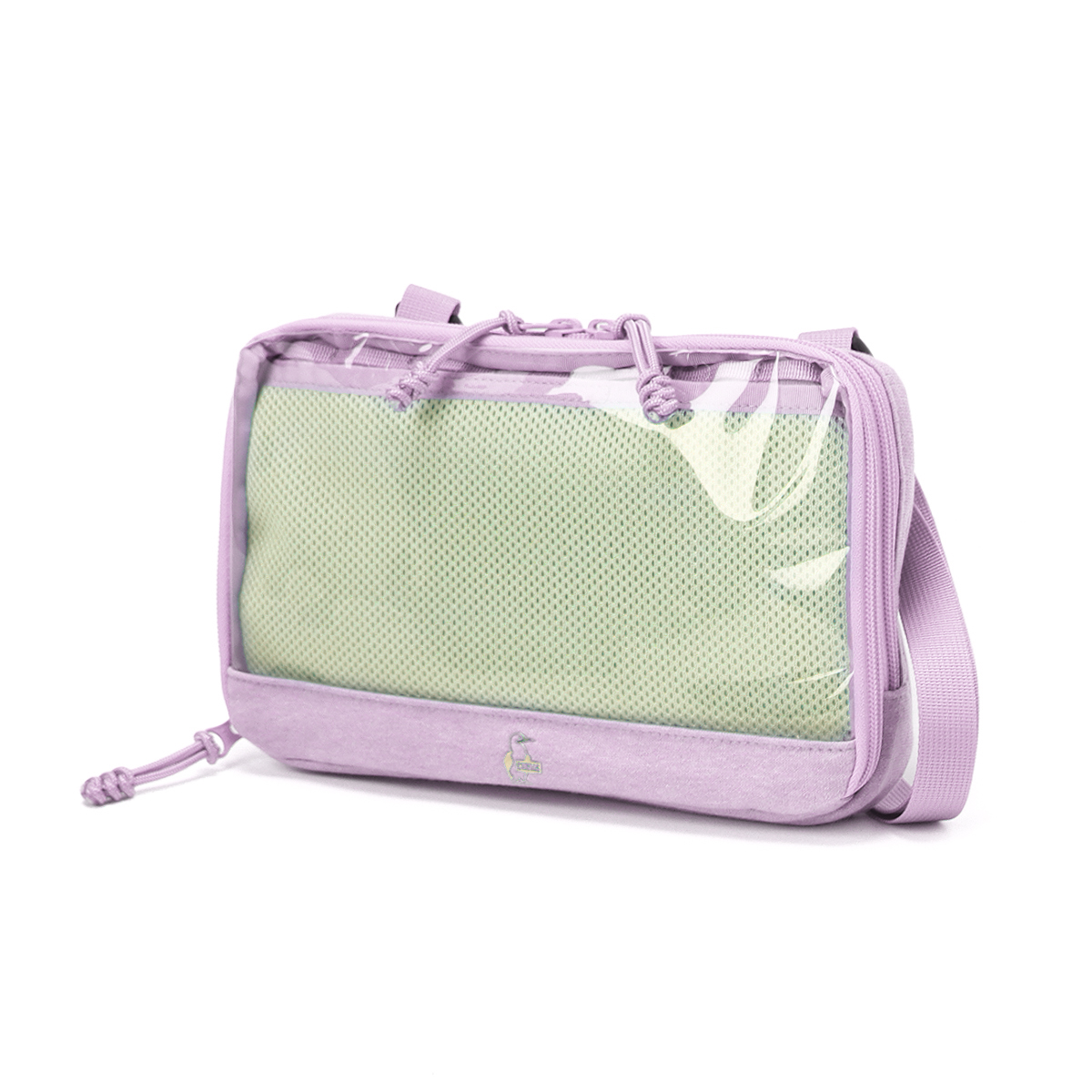 最大42% 12/28限定 チャムス ショルダーバッグ 推し活 痛バ 痛バッグ オタク オタ活 透明 ぬいぐるみ 2.5L CHUMS Clear Pocket Shoulder Bag Sweat CH60-3892 | CHUMS | 04