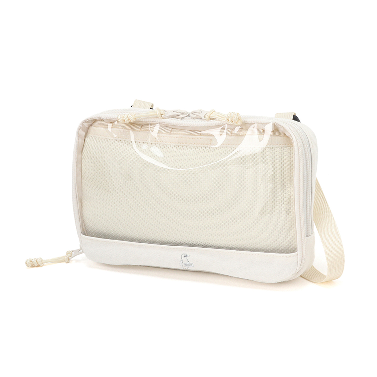 最大42% 12/28限定 チャムス ショルダーバッグ 推し活 痛バ 痛バッグ オタク オタ活 透明 ぬいぐるみ 2.5L CHUMS Clear Pocket Shoulder Bag Sweat CH60-3892 | CHUMS | 02