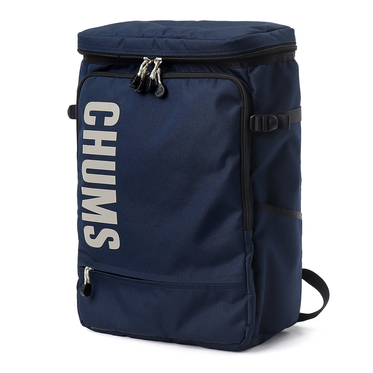 最大51% 3/3限定 チャムス リュック 28L 大容量 軽量 男子 女子 中学生 高校生 黒 スクエア ボックス型 スクールバッグ B4 リサイクルバッグ CHUMS CH60-3919 | CHUMS | 03