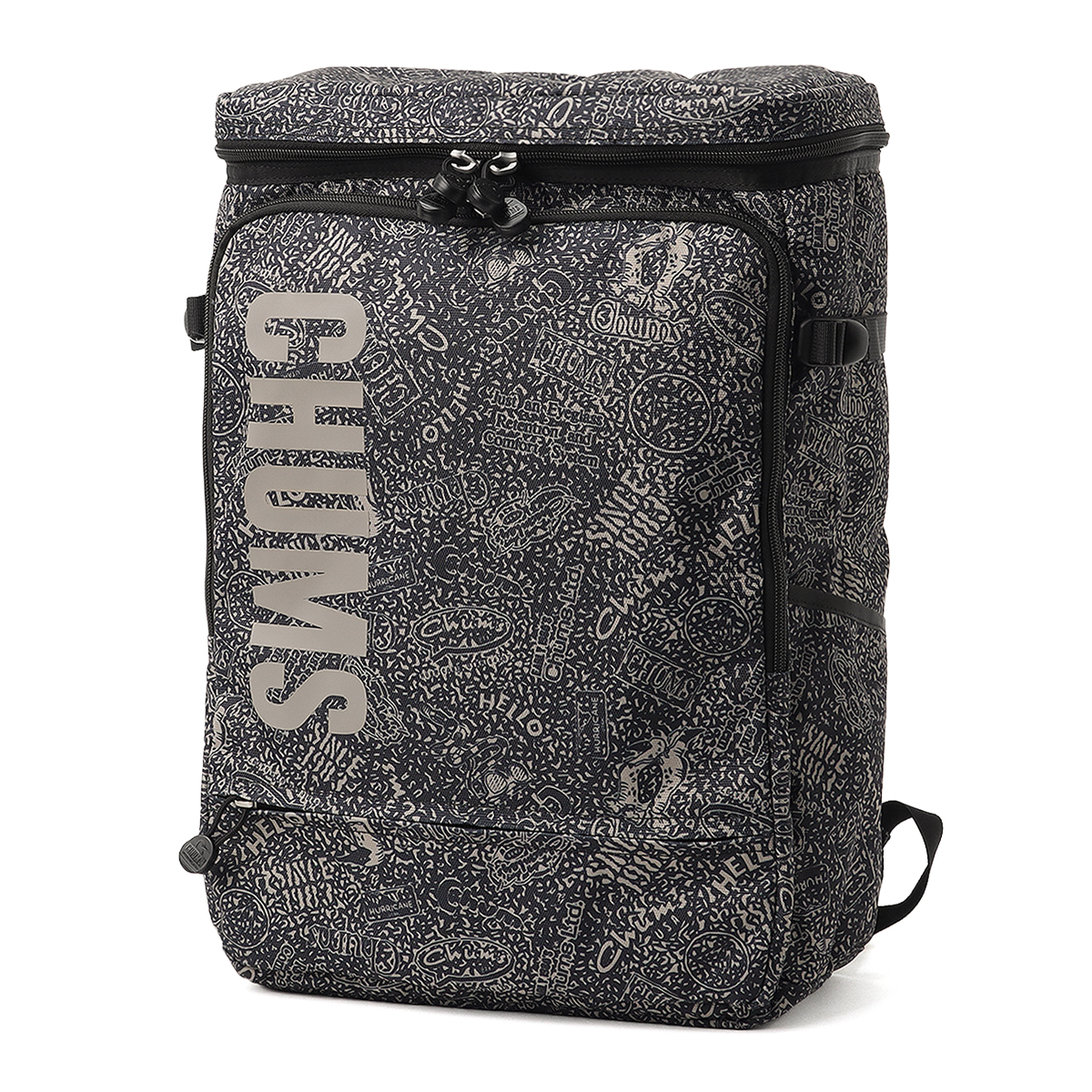 最大51% 3/3限定 チャムス リュック 28L 大容量 軽量 男子 女子 中学生 高校生 黒 スクエア ボックス型 スクールバッグ B4 リサイクルバッグ CHUMS CH60-3919 | CHUMS | 04