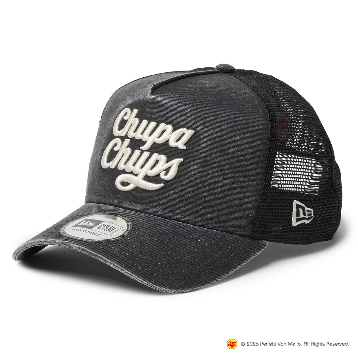 最大44% 3/1まで ニューエラ チュッパチャプス トラッカー メッシュ キャップ 帽子 NEW ERA  9FORTY A-Frame 14863789 14863788 14863787 チュッパチャップス | NEW ERA | 01