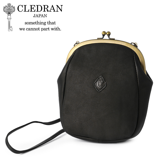 最大42% 12/28限定 クレドラン ショルダーバッグ スマホポーチ レディース ブランド がま口 本革 軽量 日本製 レザー アンファ CLEDRAN ENFA CL3595 在庫限り | CLEDRAN | 04