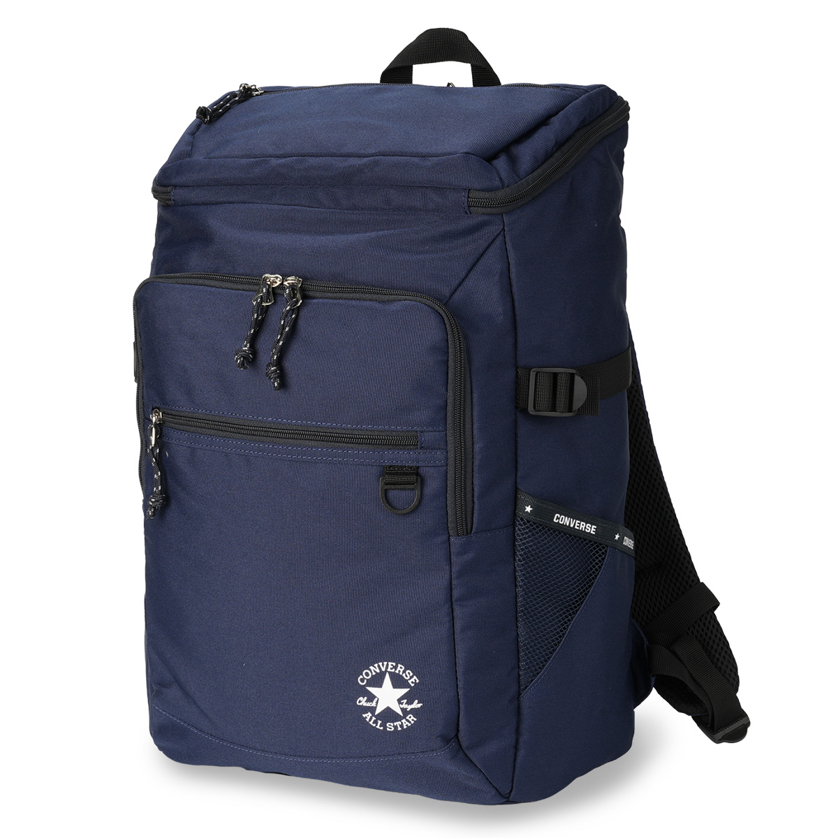 コンバース リュック 30L 大容量 軽量 撥水 男子 女子 中学生 高校生 黒 通学 部活 大きめ スクエア ボックス型 B4 Converse JOY 20074 | CONVERSE | 03