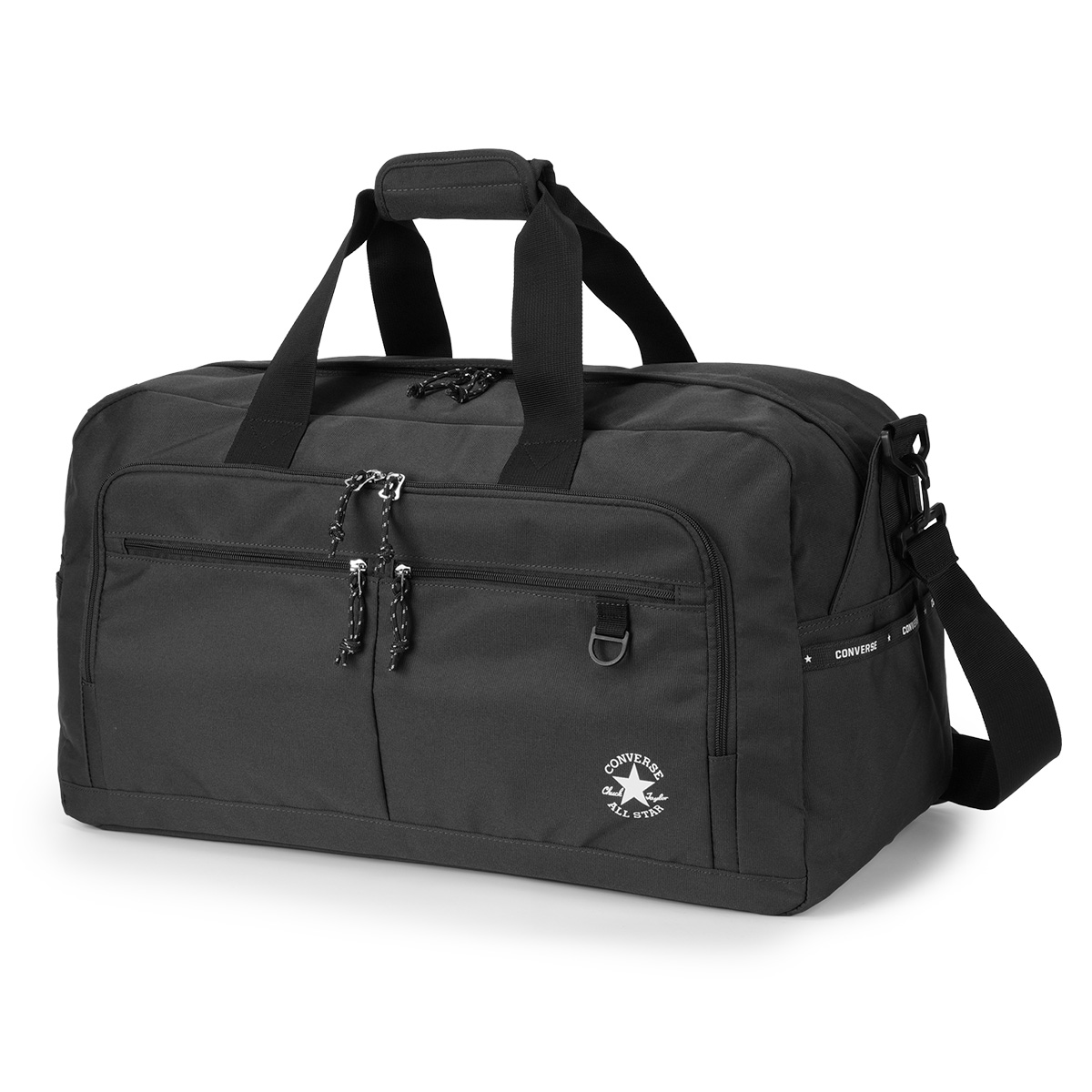 最大41% 1/25限定 コンバース ボストンバッグ 55L 修学旅行 林間学校 小学校 中学生 高校生 女子 男子 大容量 軽量 撥水 2WAY Converse SLIM TAPE LOGO 20076 | CONVERSE | 01