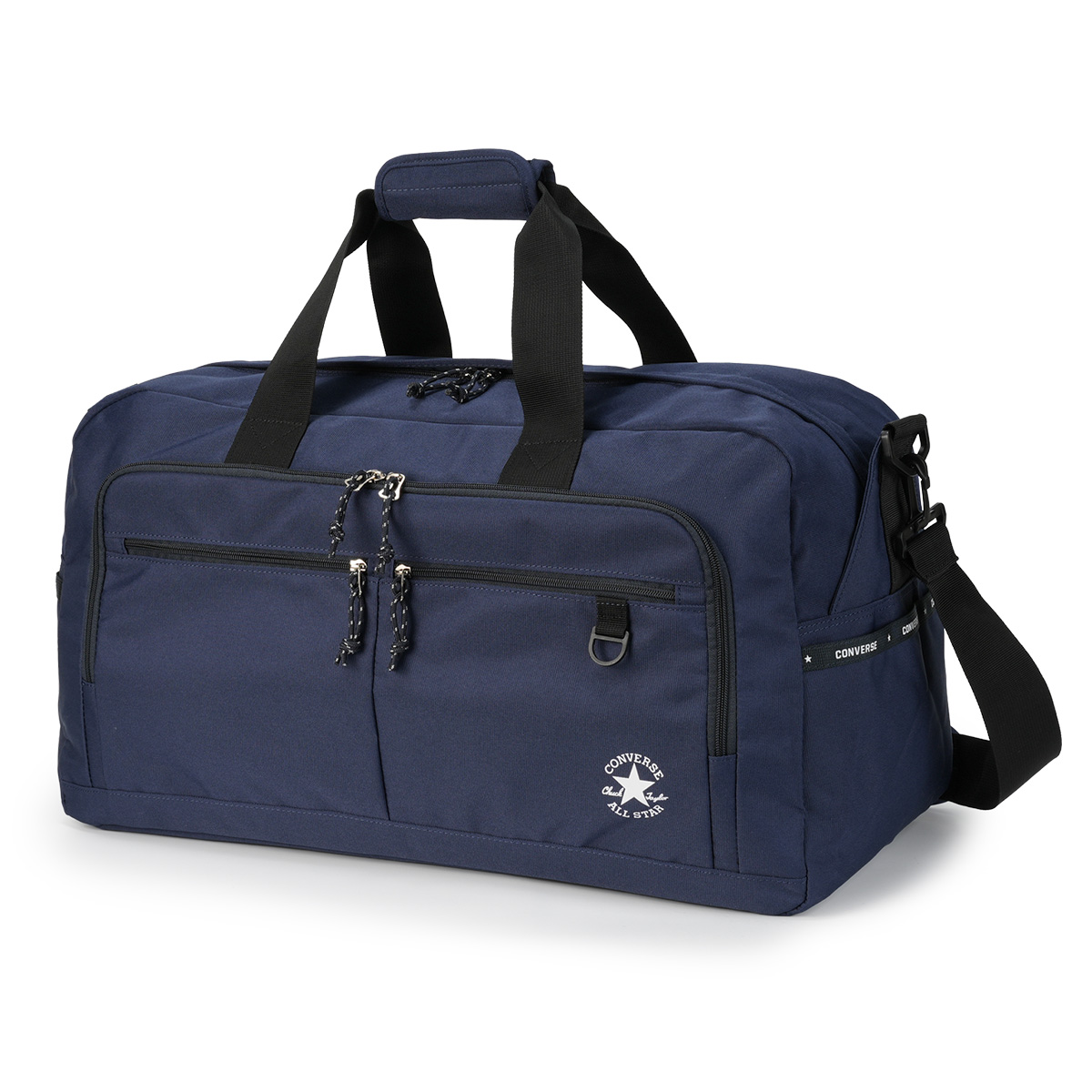 最大41% 1/25限定 コンバース ボストンバッグ 55L 修学旅行 林間学校 小学校 中学生 高校生 女子 男子 大容量 軽量 撥水 2WAY Converse SLIM TAPE LOGO 20076 | CONVERSE | 03