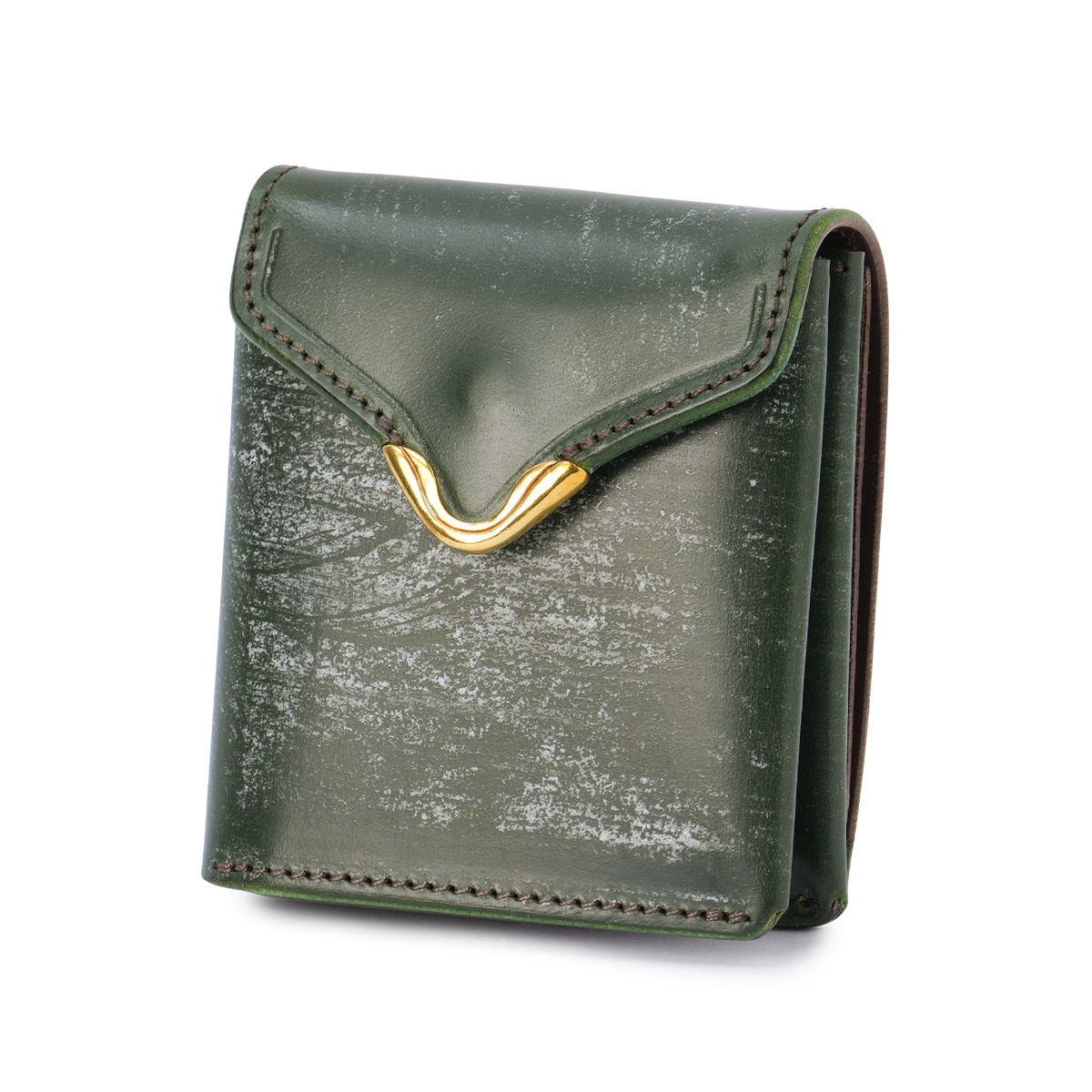 クランプ 二つ折り財布 メンズ レディース ブランド UKブライドルレザー 本革 軽量 日本製 ミニ財布 Cramp UK Bridle Leather CR-928 | cramp | 05