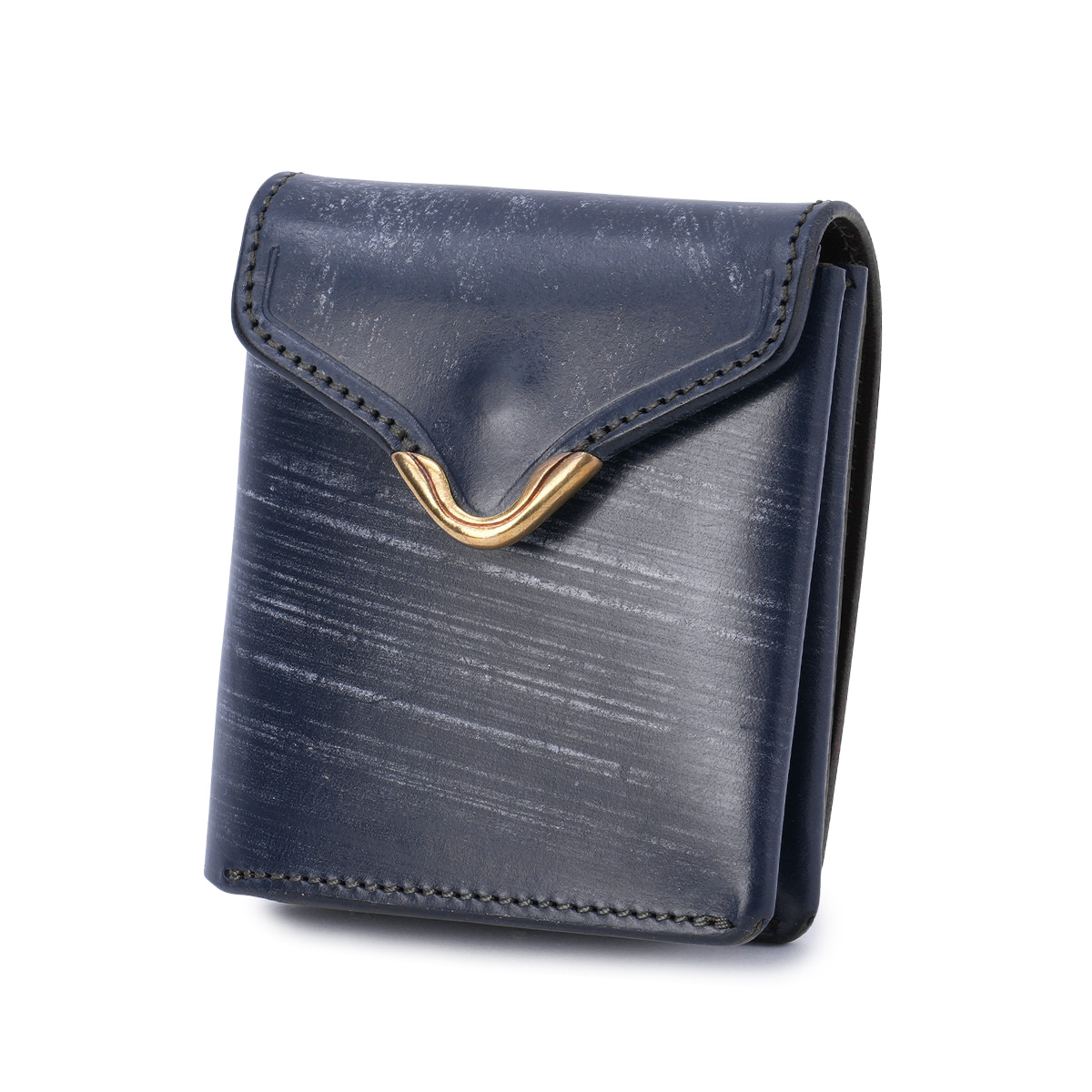 クランプ 二つ折り財布 メンズ レディース ブランド UKブライドルレザー 本革 軽量 日本製 ミニ財布 Cramp UK Bridle Leather CR-928 | cramp | 04