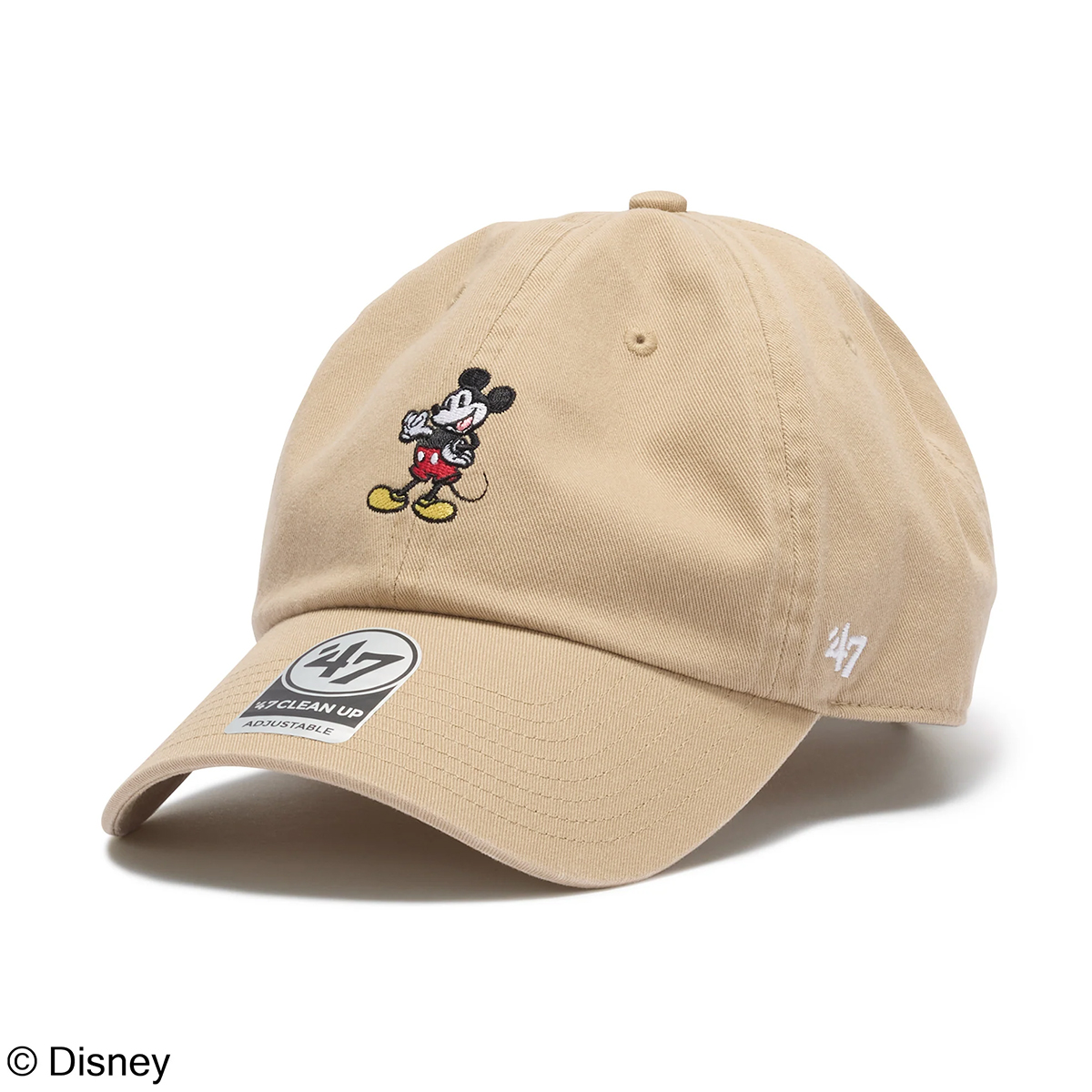 フォーティーセブン クリーンナップディズニー ミッキー ミニー アジャスタブルキャップ カーブバイザー 帽子 '47 CLEAN UP DISNEY | 47 | 04