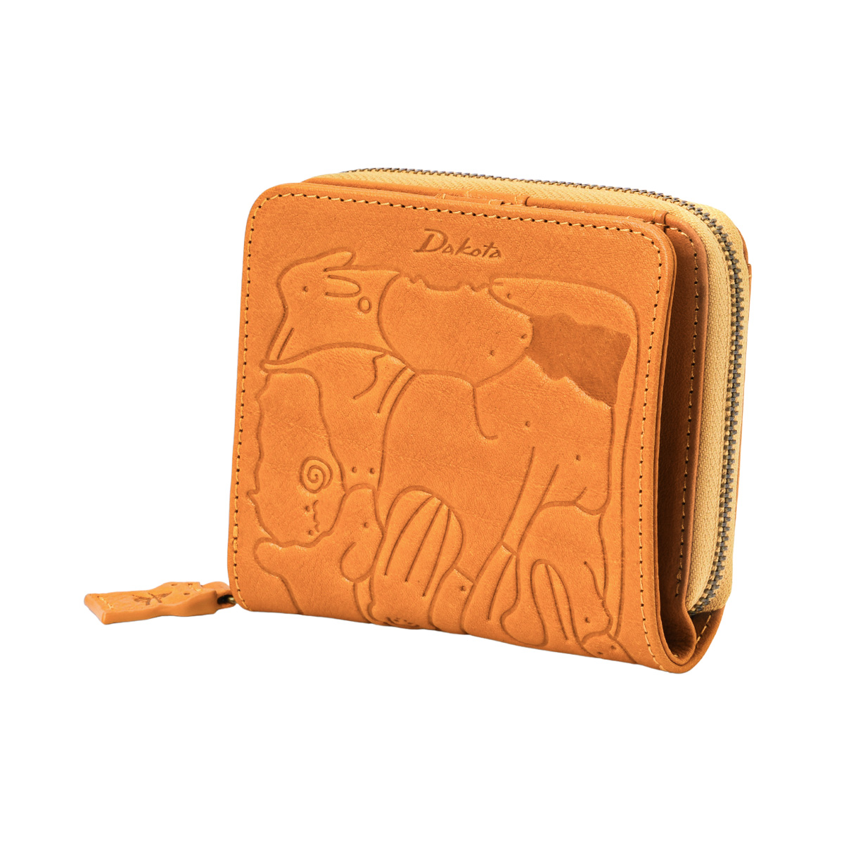最大42% 12/28限定 ダコタ 二つ折り財布 レディース ブランド レザー 本革 軽量 動物パズル柄 アニマル柄 ミニ財布 アニマーレ Dakota 0030190 | Dakota | 03