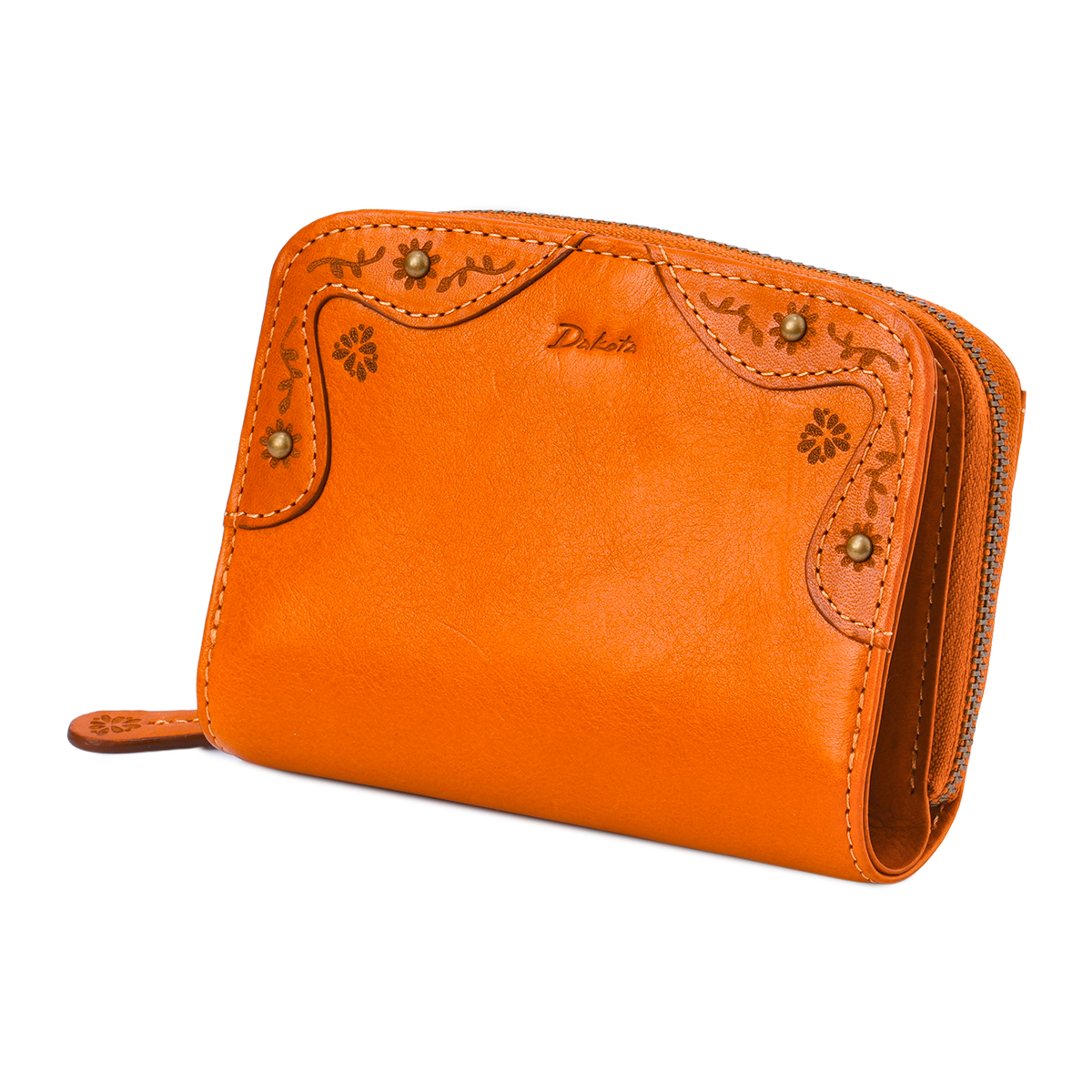 最大51% 12/28限定 ダコタ 二つ折り財布 ミドル財布 レディース ブランド イタリア製レザー 本革 大容量 ラウンドファスナー Dakota マーゴット 0031600 | Dakota | 01