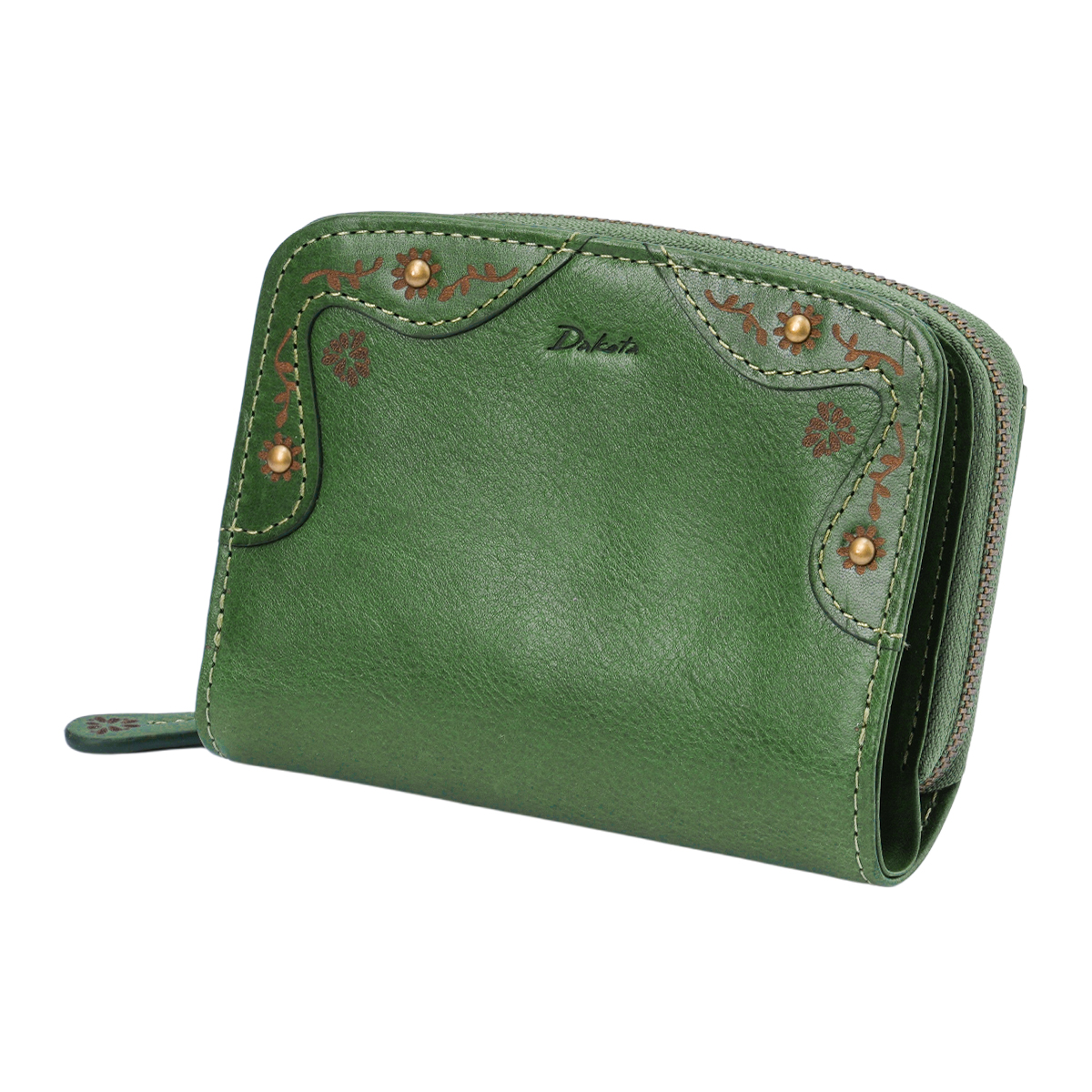 最大51% 12/28限定 ダコタ 二つ折り財布 ミドル財布 レディース ブランド イタリア製レザー 本革 大容量 ラウンドファスナー Dakota マーゴット 0031600 | Dakota | 02