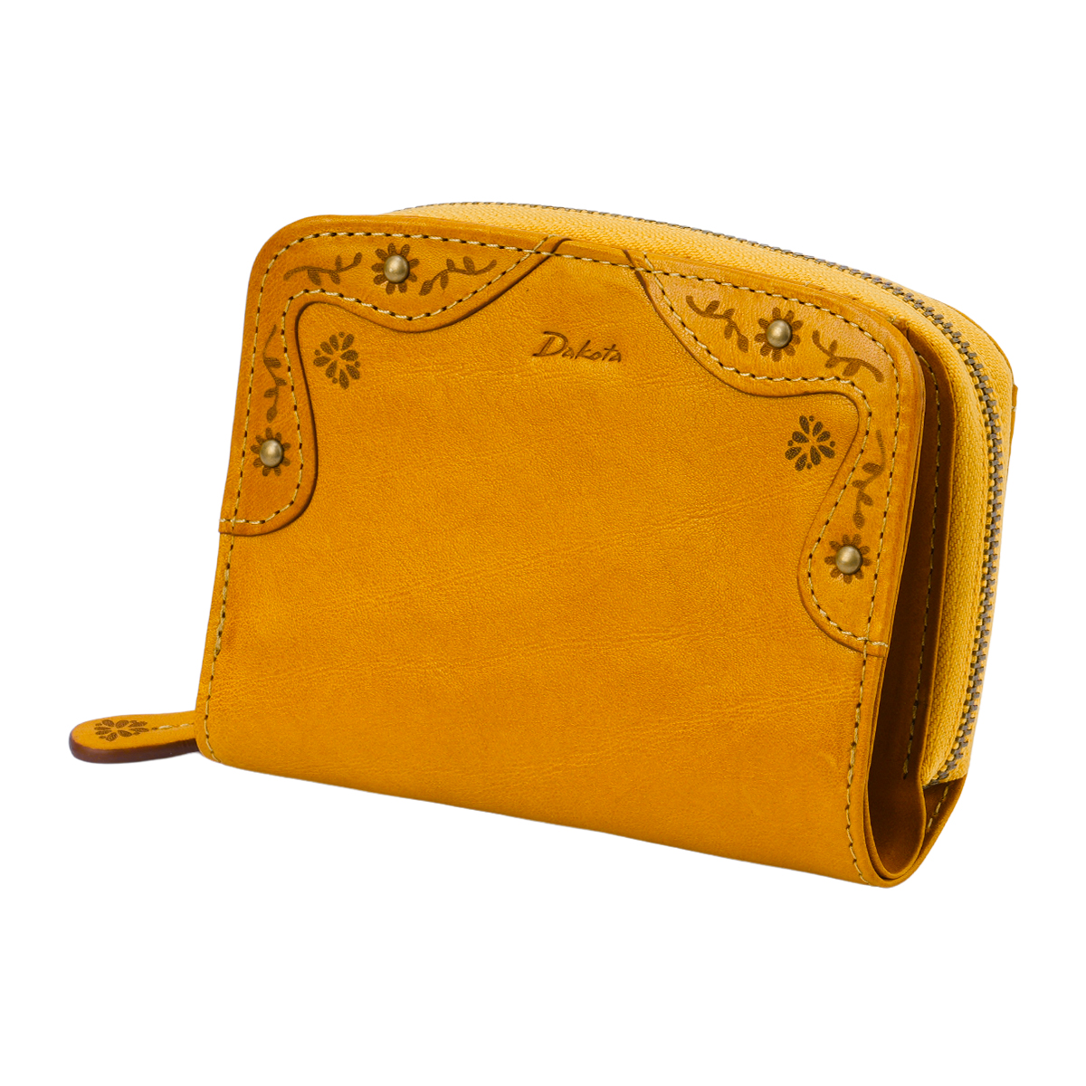 最大51% 12/28限定 ダコタ 二つ折り財布 ミドル財布 レディース ブランド イタリア製レザー 本革 大容量 ラウンドファスナー Dakota マーゴット 0031600 | Dakota | 03