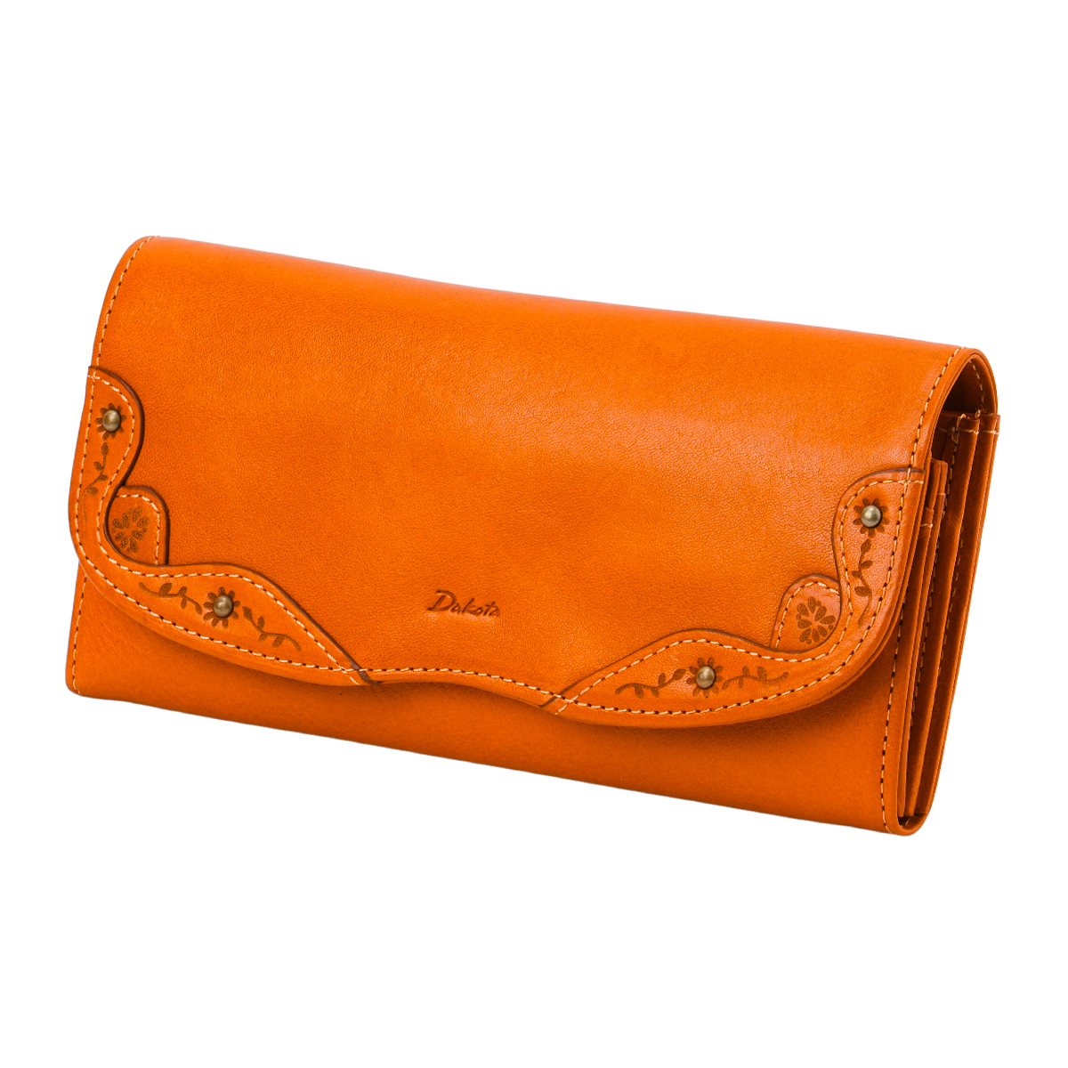 最大51% 12/28限定 ダコタ 長財布 レディース ブランド イタリア製レザー 本革 大容量 花柄 フラップ型 ロングウォレット Dakota マーゴット 0031602 | Dakota | 01