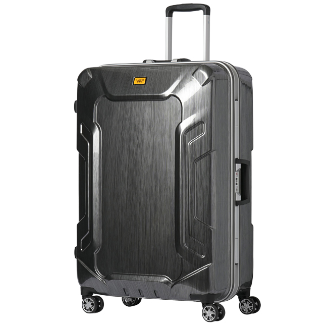 スーツケース Lサイズ LL 90L 受託無料 158cm以内 アルミフレーム イエロー グレー 大容量 大型 軽量 DBCラゲージ HIRODBC dya8168-28｜selection｜02