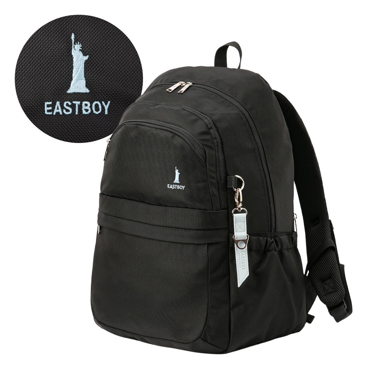 最大41% 1/15限定 イーストボーイ リュック 32L 大容量 軽量 撥水 女子 中学生 高校生 黒 通学 スクールバッグ A4 B4 プランタン EASTBOY Printemps EBA101 | EASTBOY | 04