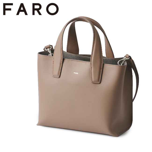 最大36% 5/7限定 FARO ファーロ トートバッグ ショルダーバッグ メンズ ブランド レザー 本革 軽量 黒 小さめ ミニ 2WAY  イタリア製 4.2L Calma F2331B104