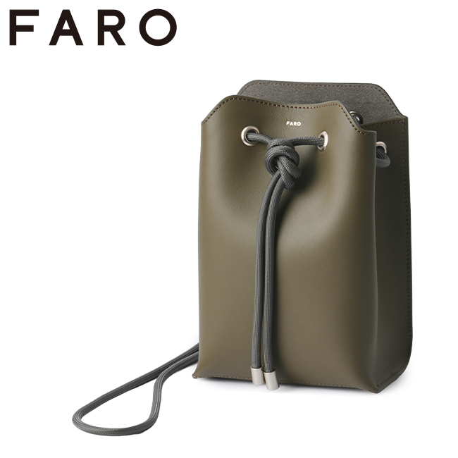 最大39% 11/1限定 FARO ファーロ ショルダーバッグ ショルダーポーチ メンズ ブランド レザー 本革 軽量 小さめ イタリア製 2.2L  Calma F2331B502 在庫限り