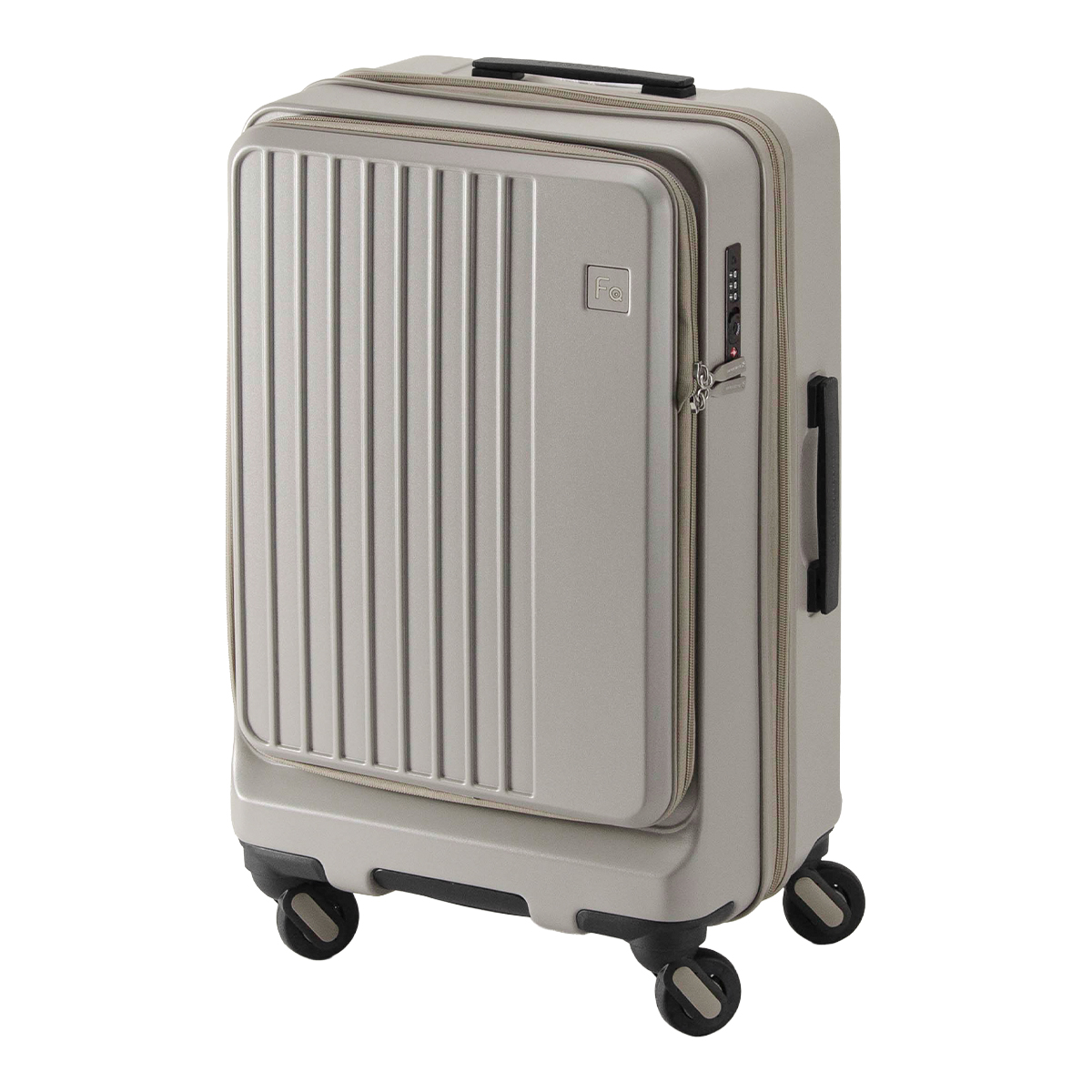 フリクエンター リエーヴェ スーツケース Mサイズ 45L 52L 拡張機能付き フロントオープン 超静音 軽量 片開き 横開き FREQUENTER LIEVE 1-730 | FREQUENTER | 02
