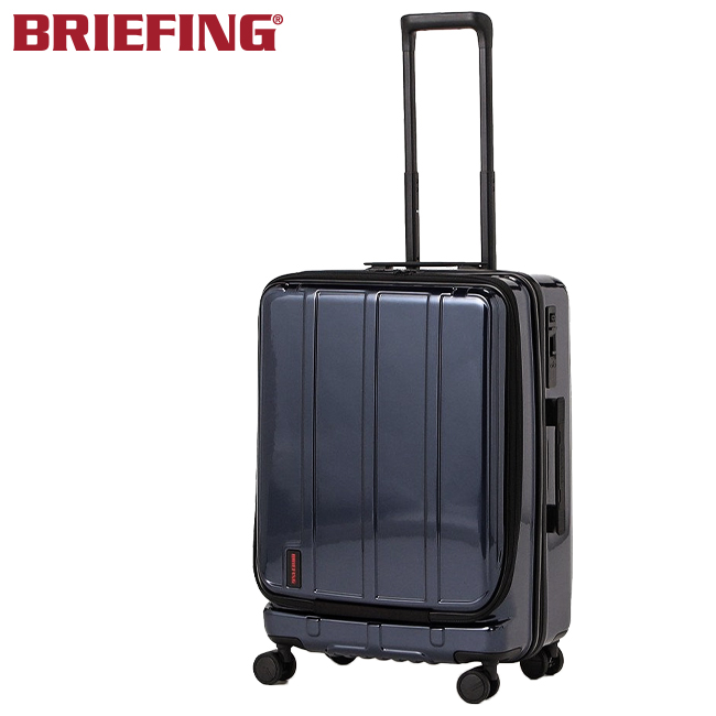 ブリーフィング スーツケース Mサイズ 60L 軽量 中型 フロントオープン 静音キャスター ストッ...