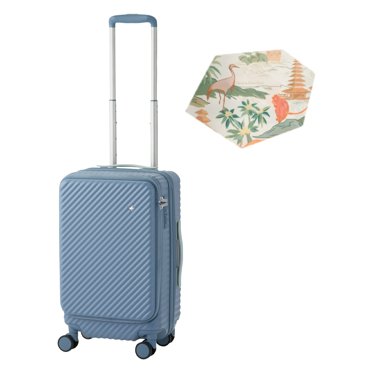 最大51% 3/3限定 エース ハント ココント スーツケース 機内持ち込み Sサイズ フロントオープン ストッパー付き 拡張機能 軽量 可愛い HaNT KOKONT 05511 | HaNT | 08