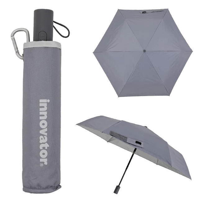最大31% 6/25限定 イノベーター 折りたたみ傘 自動開閉 晴雨兼用 軽量 撥水 丈夫 遮光 遮...