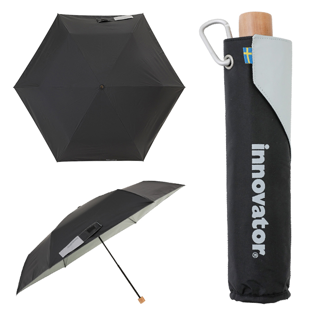 最大32% 6/23限定 イノベーター 折りたたみ傘 晴雨兼用 軽量 撥水 丈夫 遮光 遮熱 手動 ...