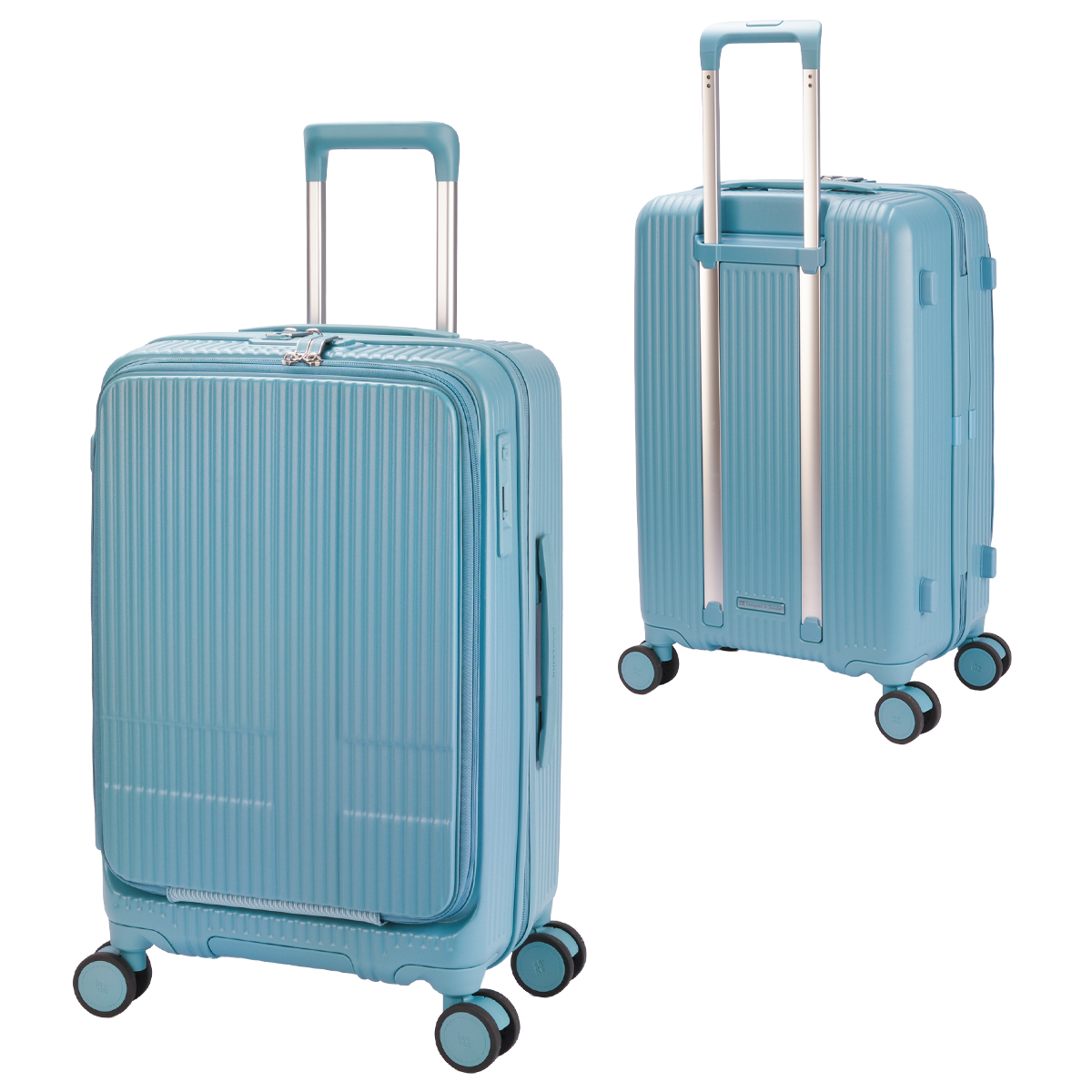 最大50% 12/25限定 2年保証＋特典 イノベーター スーツケース Mサイズ 55L INV155 フロントオープン 静音キャスター ストッパー 軽量 中型 innovator | innovator | 26