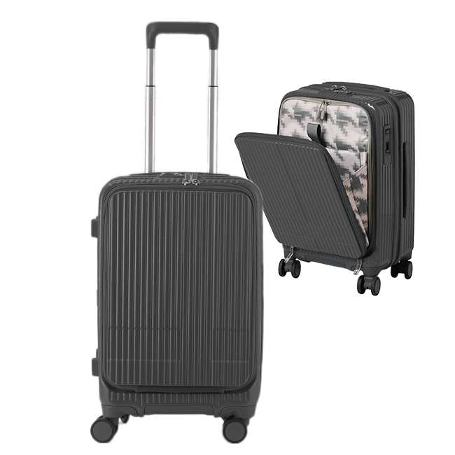 最大53% 4/17から 29色展開/2年保証 イノベーター スーツケース 機内持ち込み Sサイズ SS 38L INV50 フロントオープン ストッパー 軽量 くすみカラー innovator | innovator | 08