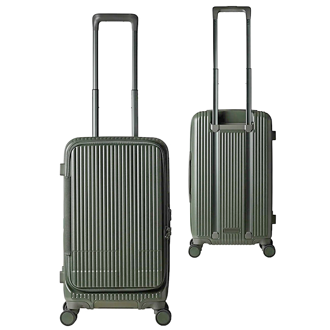 2年保証＋特典 イノベーター スーツケース Mサイズ 45L INV550DOR フロントオープン ブックオープン ストッパー 静音 軽量 innovator sgpr | innovator | 15