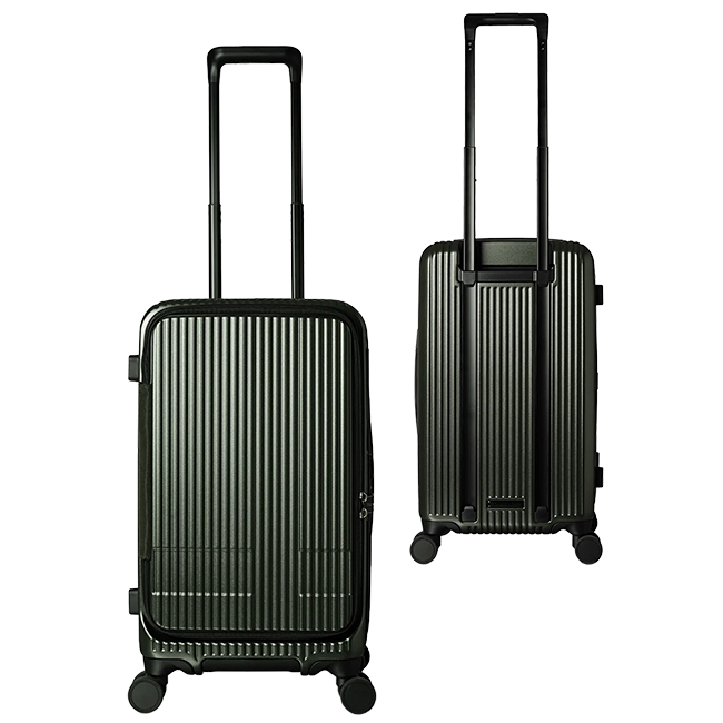 2年保証＋特典 イノベーター スーツケース Mサイズ 45L INV550DOR フロントオープン ブックオープン ストッパー 静音 軽量 innovator sgpr | innovator | 10