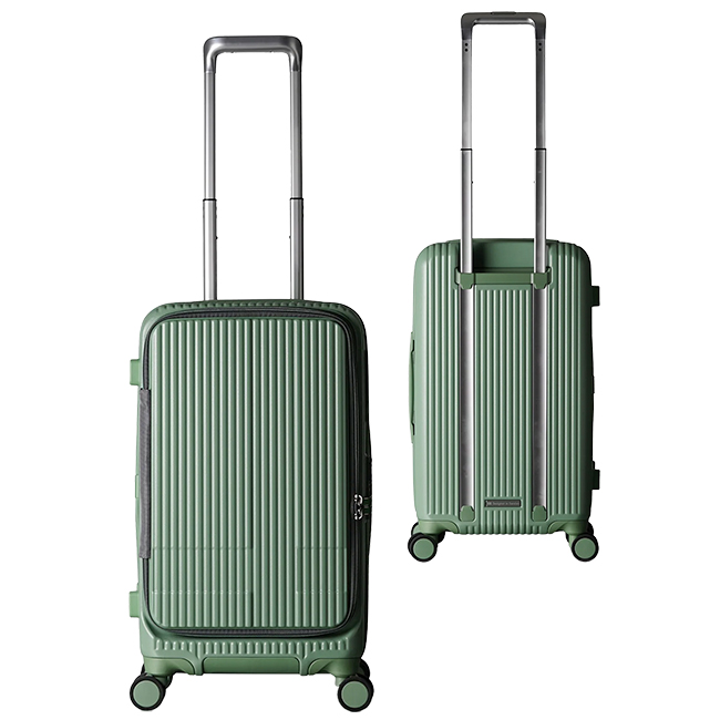 2年保証＋特典 イノベーター スーツケース Mサイズ 45L INV550DOR フロントオープン ブックオープン ストッパー 静音 軽量 innovator sgpr | innovator | 04