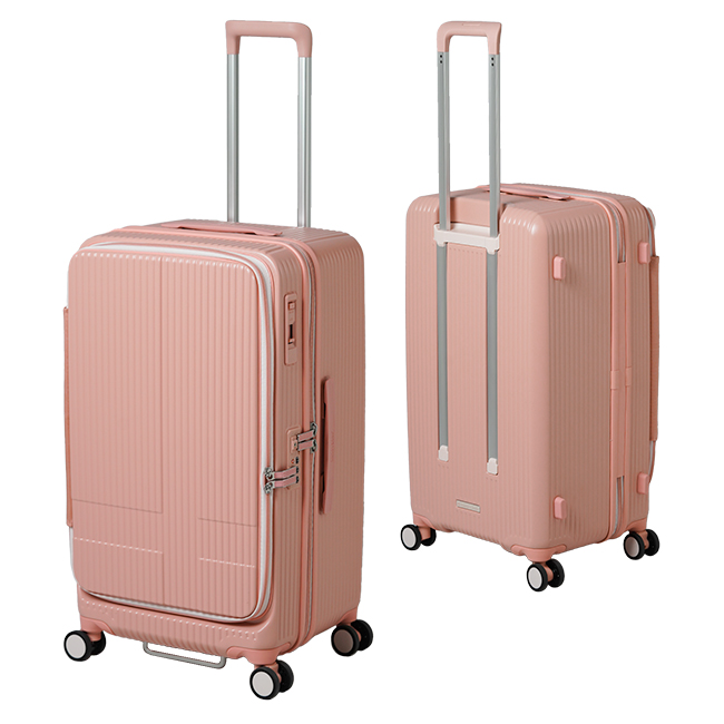 最大45% 12/15まで 2年保証＋特典 イノベーター スーツケース Mサイズ Lサイズ 75L INV650DOR フロントオープン ストッパー 静音 軽量 innovator sgpr | innovator | 09