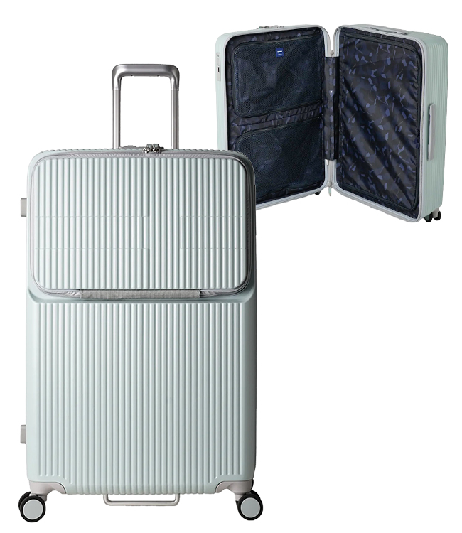 最大50% 12/25限定 2年保証＋特典 イノベーター スーツケース Lサイズ 92L INV90 フロントオープン トップオープン 静音キャスター ストッパー innovator sgpr | innovator | 01