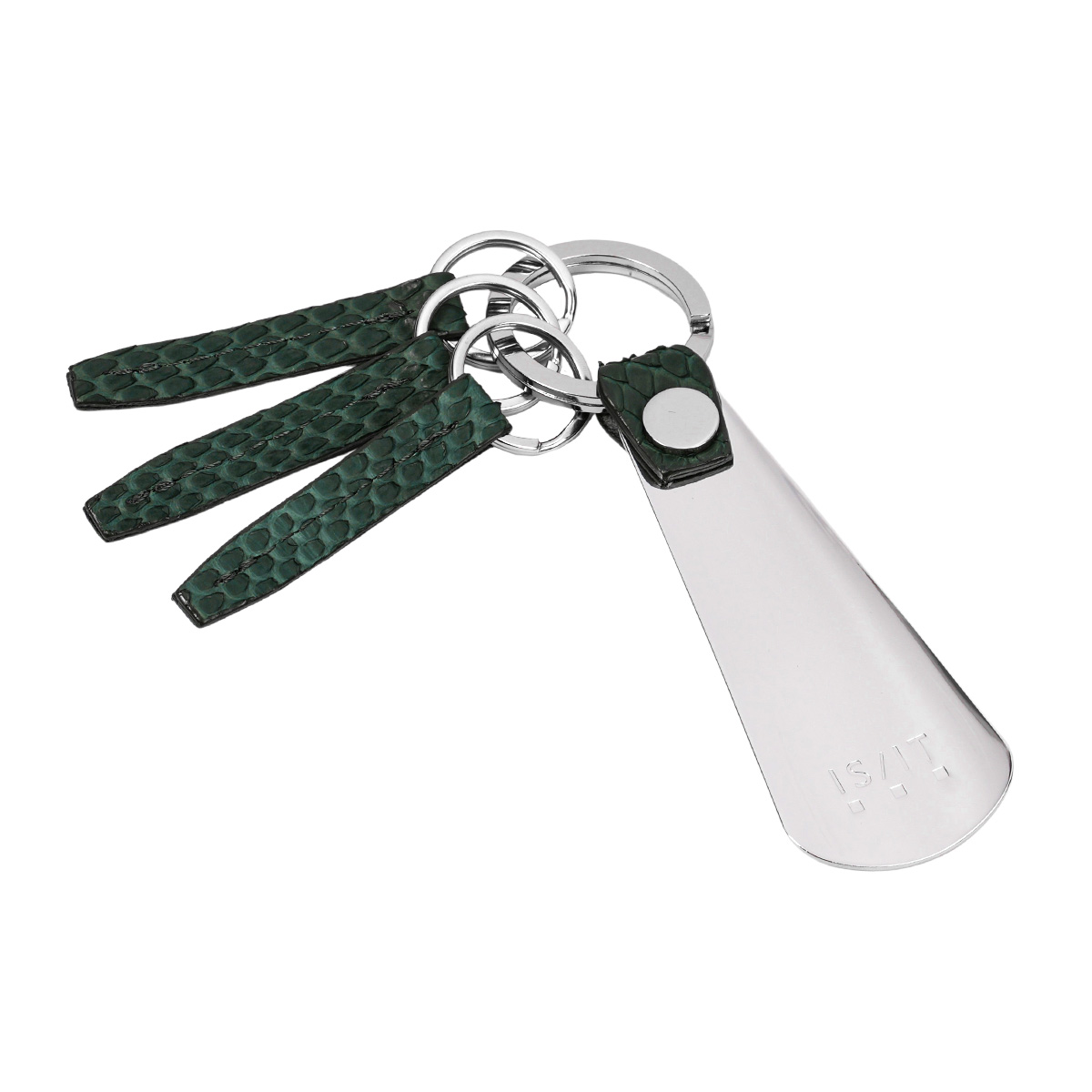 最大50% 1/8限定 イズイット パイソン キーケース キーホルダー シューホーン 靴ベラ 携帯 本革 レザー ブランド おしゃれ IS/IT Python 983601 | IS/IT | 02