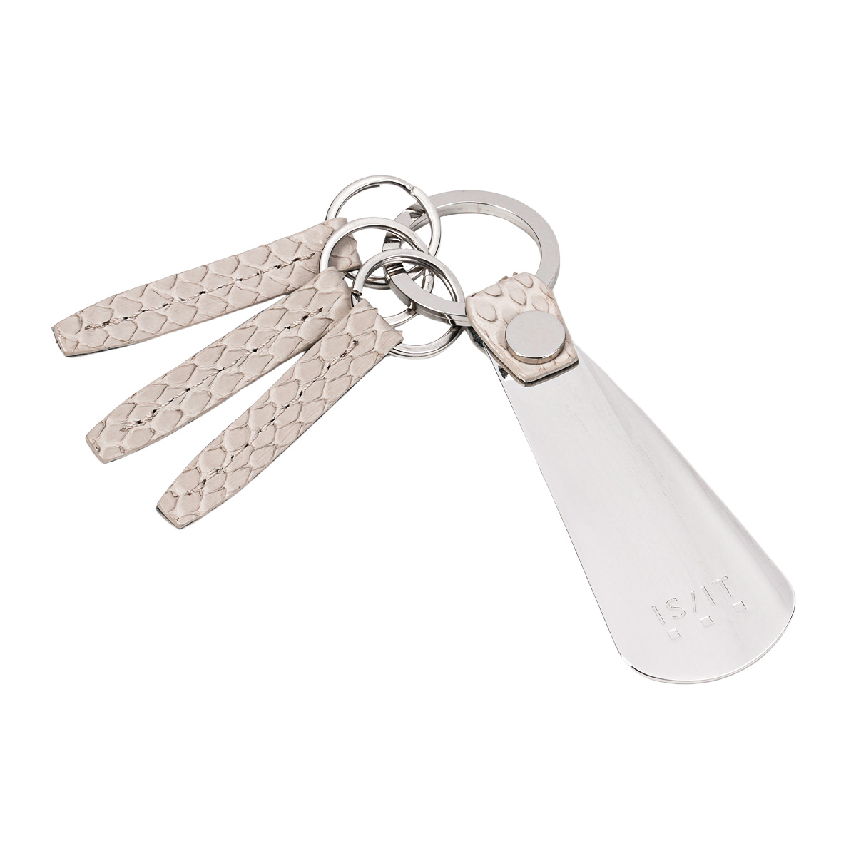 最大50% 1/8限定 イズイット パイソン キーケース キーホルダー シューホーン 靴ベラ 携帯 本革 レザー ブランド おしゃれ IS/IT Python 983601 | IS/IT | 03