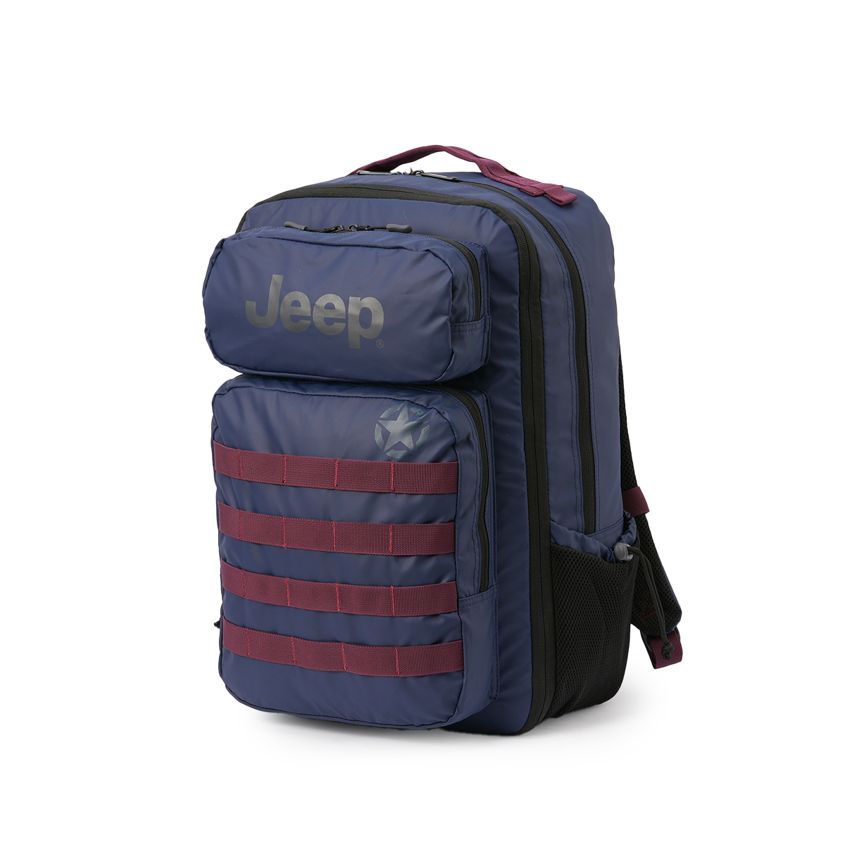 最大50% 1/8限定 JEEP ジープ リュック メンズ ブランド 大容量 軽量 拡張機能 通学 通勤 旅行 黒 大きめ 34L/39L B4 バックパック グレイシャー J02744610 | ブランド登録なし | 02