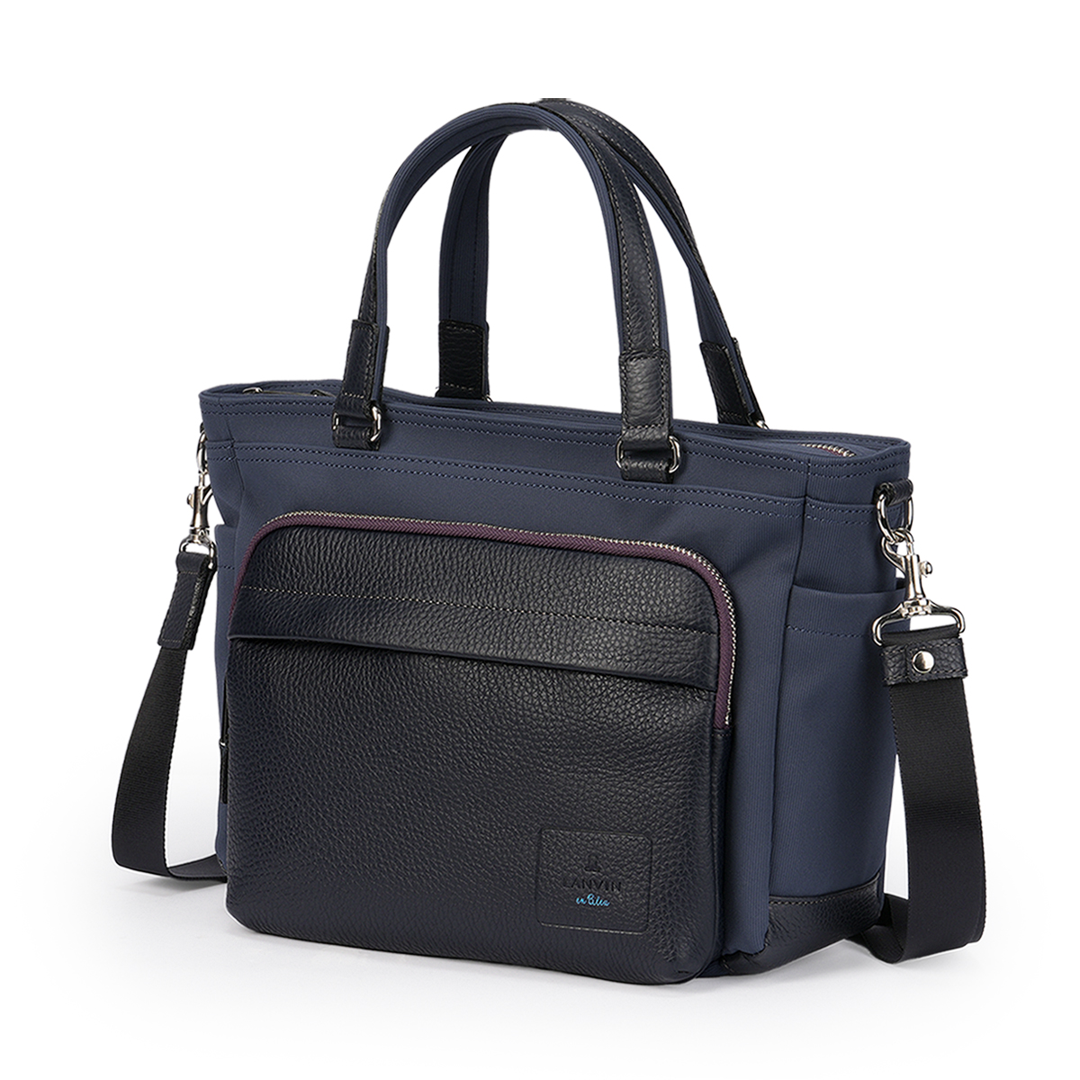 最大53% 3/1まで ランバンオンブルー ピケ 2WAY ドライビングトート ショルダー B5 撥水 防水 日本製 ブランド メンズ LANVIN en Bleu 526511 | LANVIN en Bleu | 02